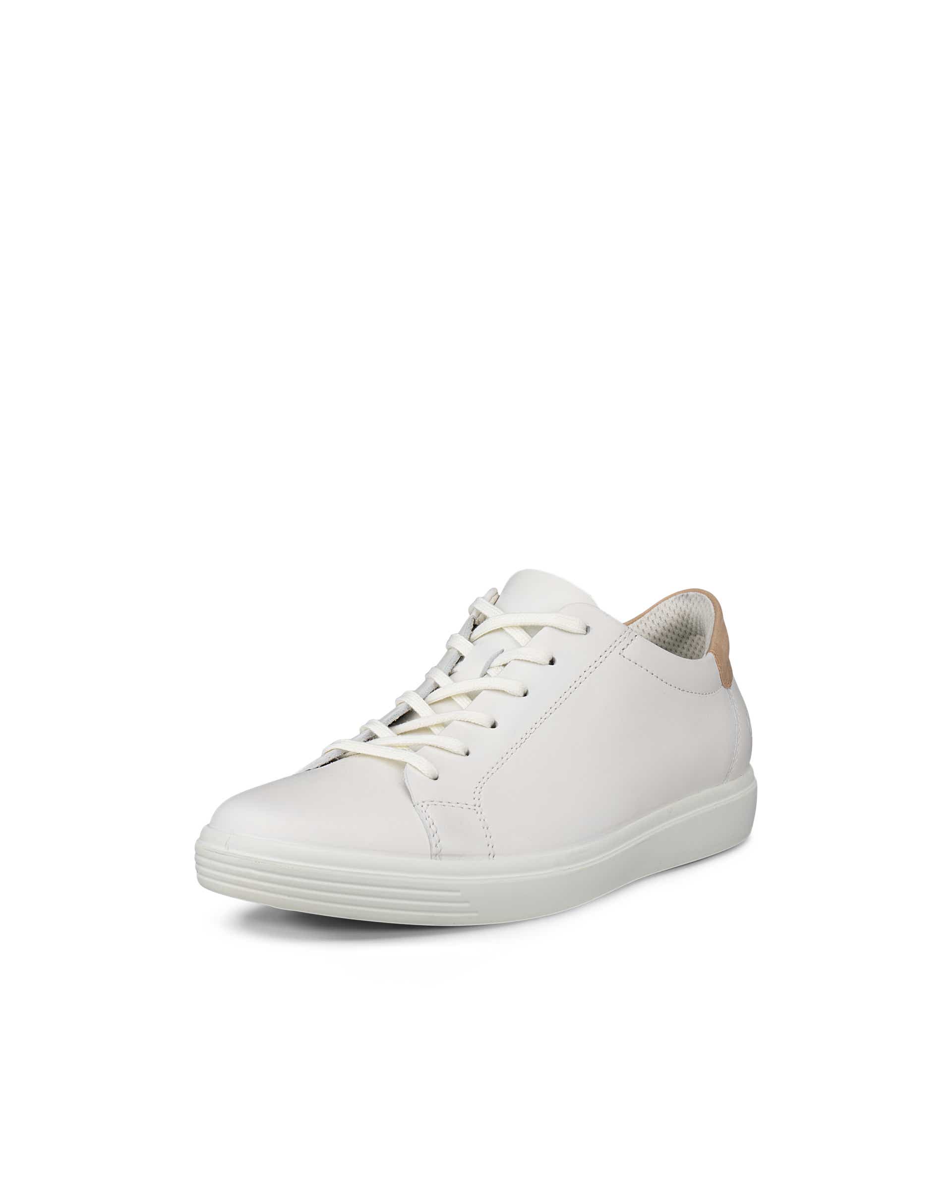 Zapatillas de piel ECCO® CLASSIC SNEAKER para mujer - Blanco - Main