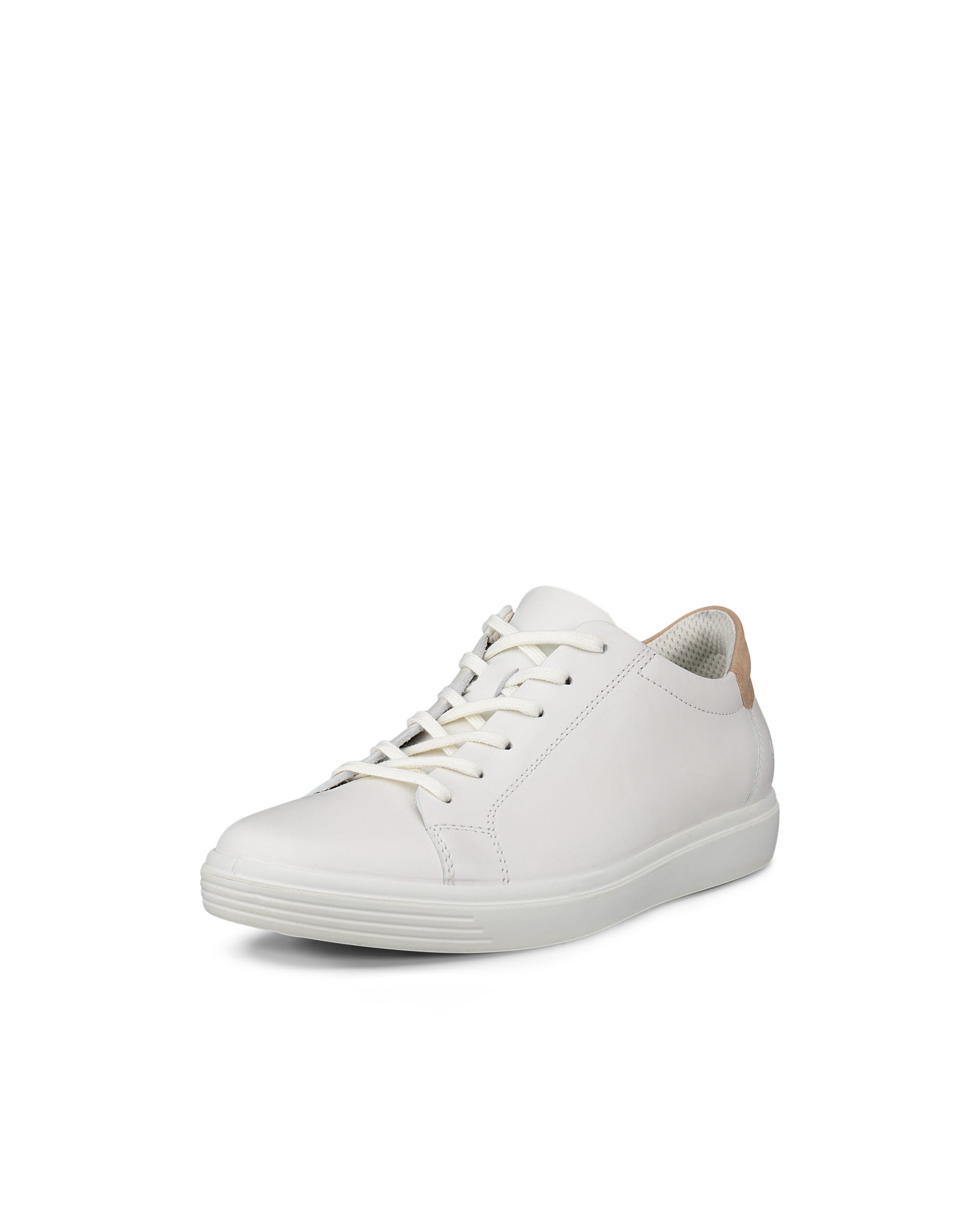 Zapatillas de piel ECCO® CLASSIC SNEAKER para mujer - Blanco - Outside