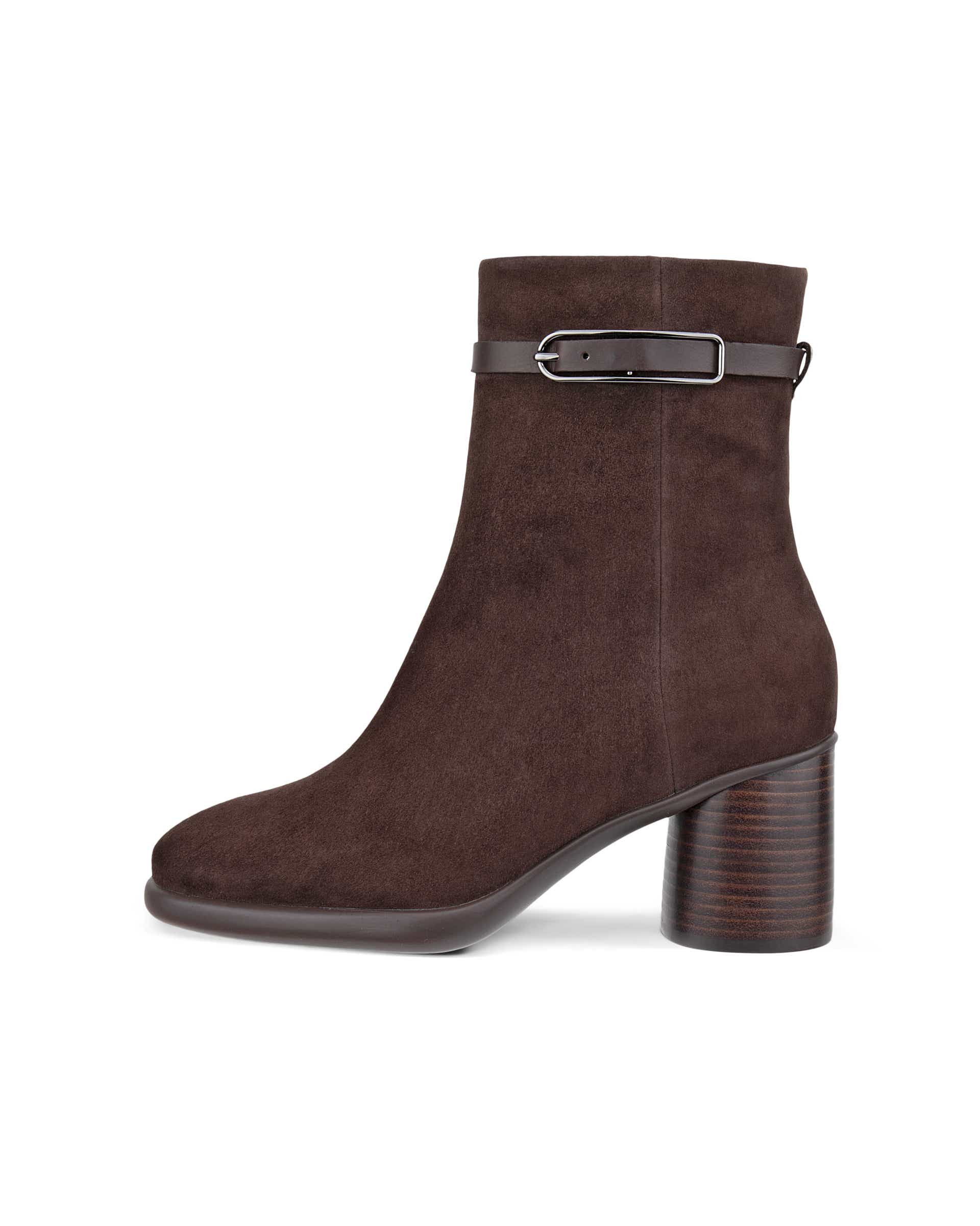 ECCO® SCULPTED LX 55 Damen Ankle Boot aus Veloursleder - Braun - Outside