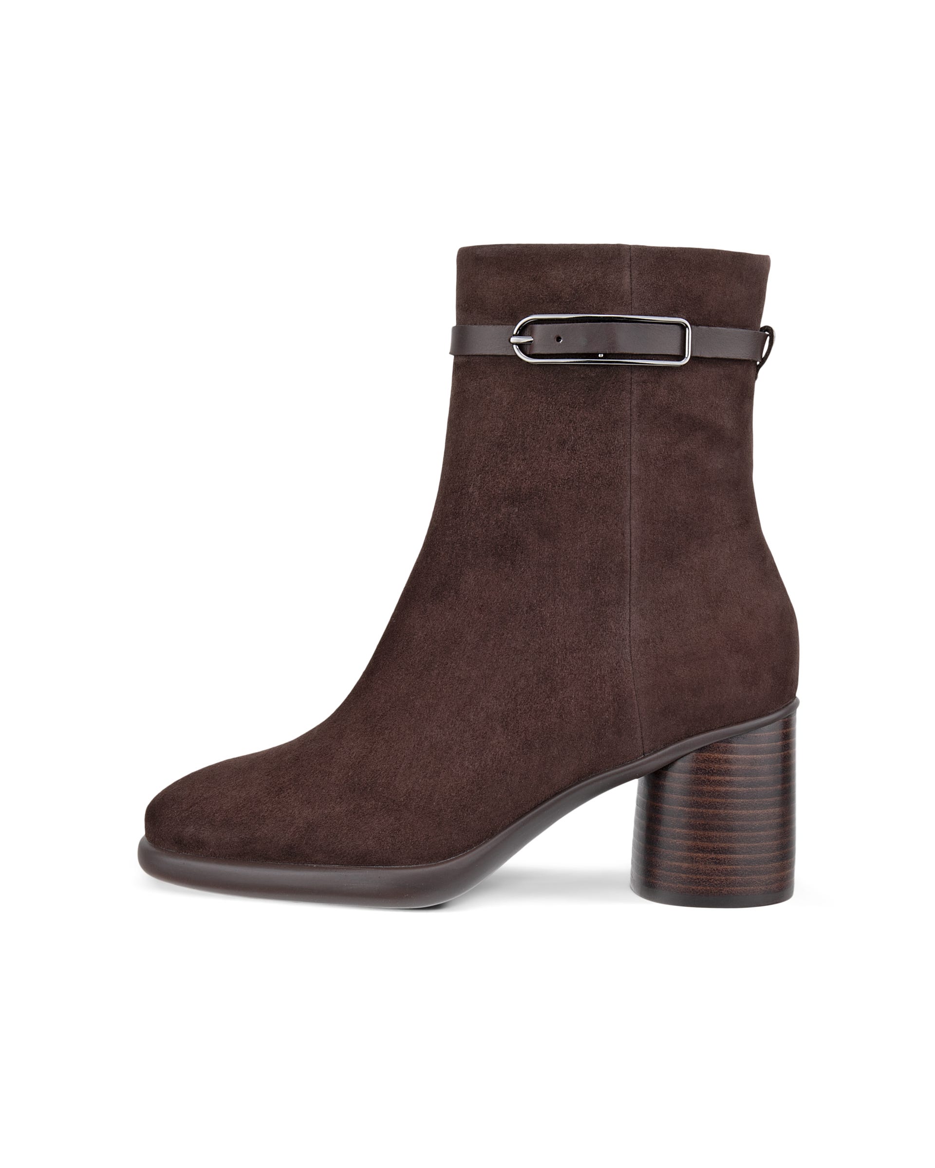 ECCO® SCULPTED LX 55 Damen Ankle Boot aus Veloursleder - Braun - Outside