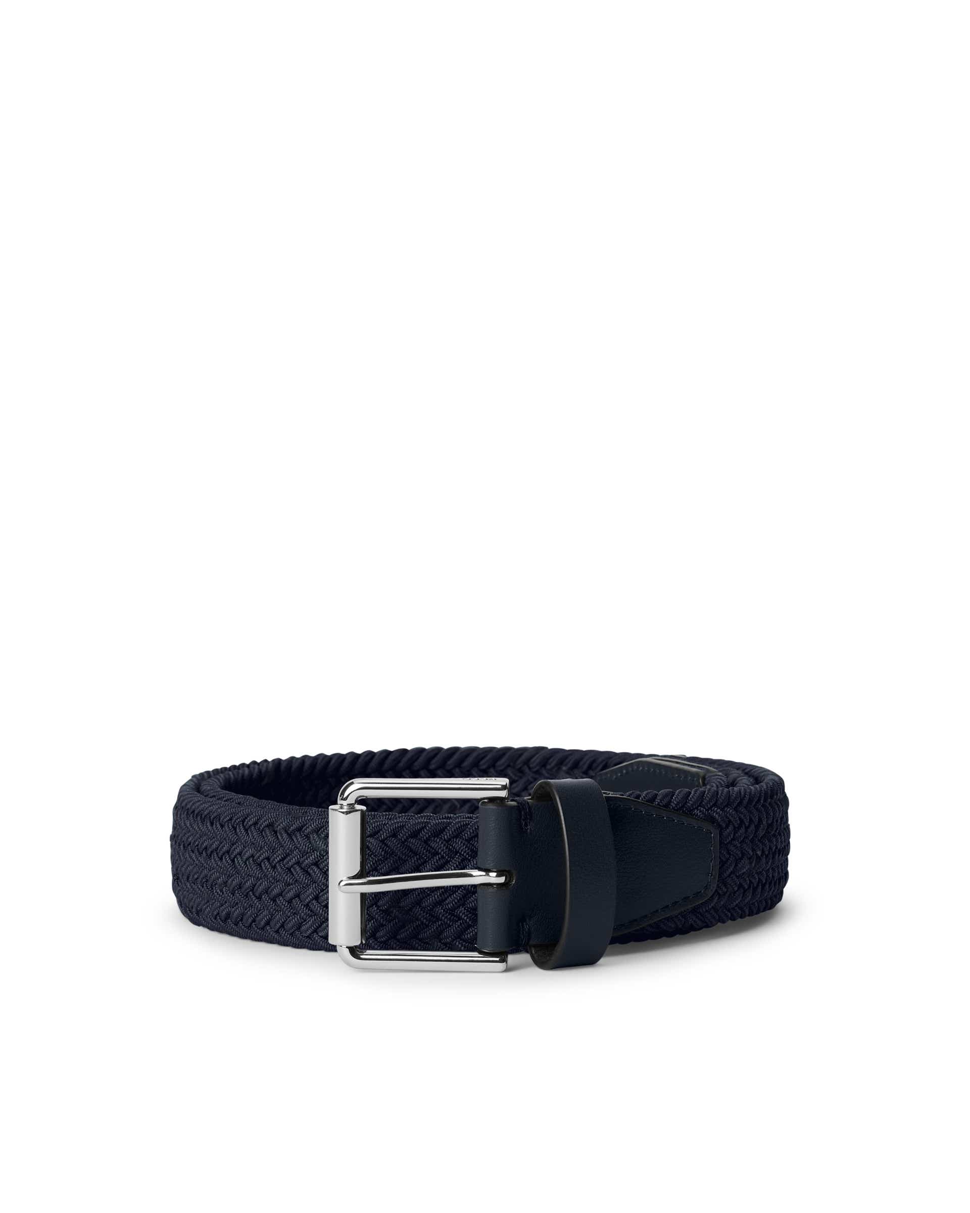 ECCO Belts Golf Braided メンズ テキスタイルベルト - ブルー - Birdeye