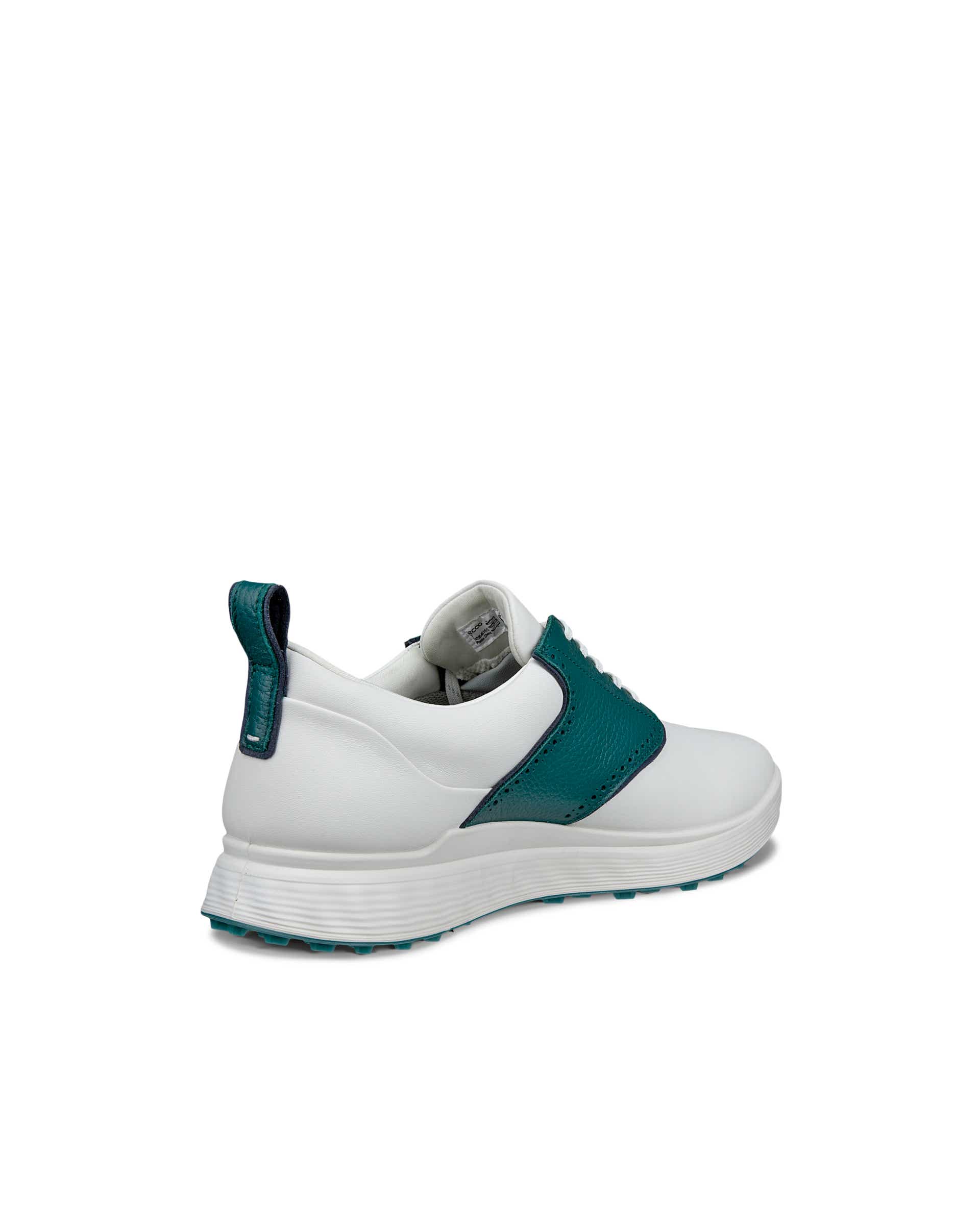 ECCO GOLF S-CASUAL LACE Men メンズ レザーウォータープルーフゴルフシューズ - ホワイト - Back