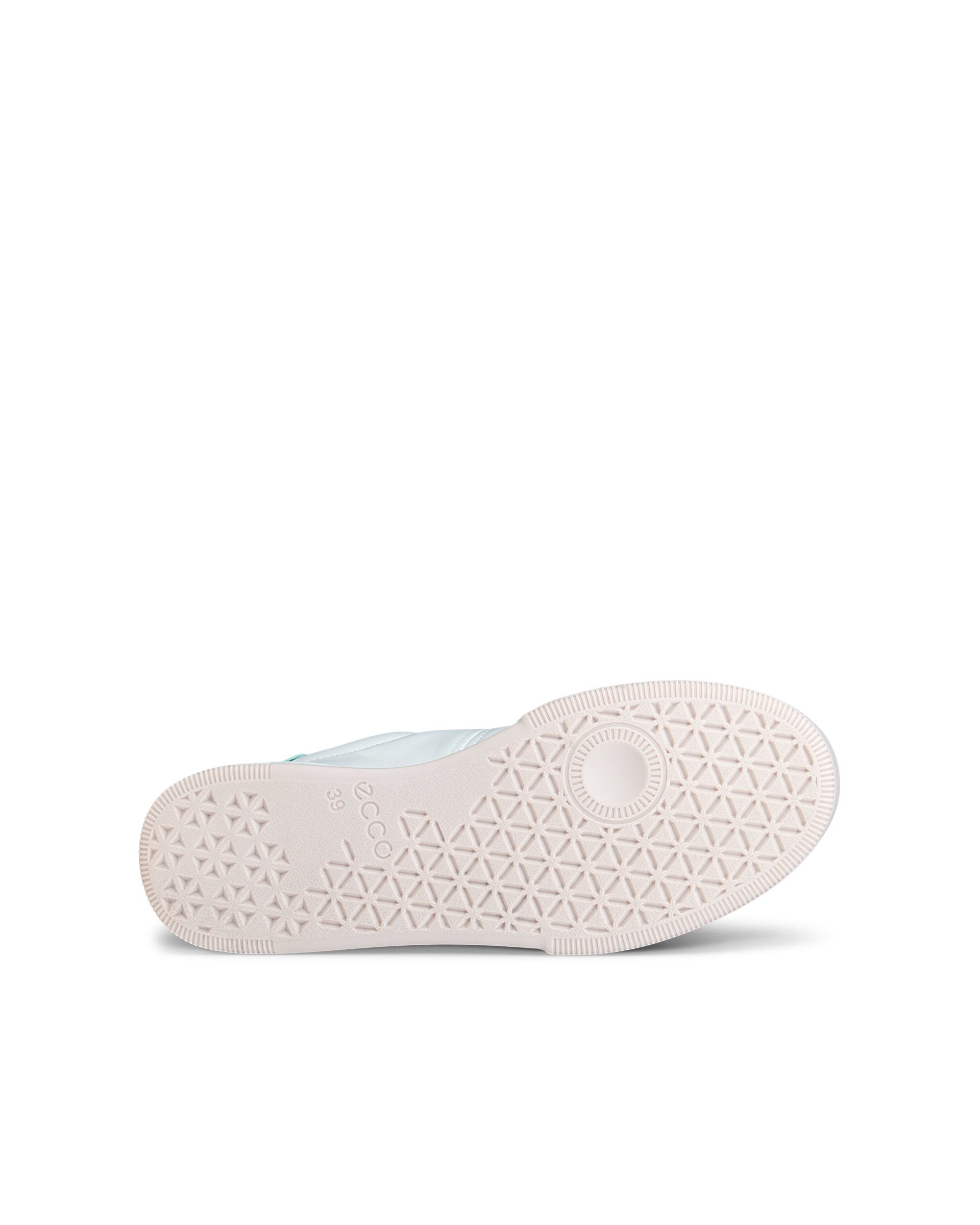 Women's ECCO® Street Court Leather Sneaker - White - Sole