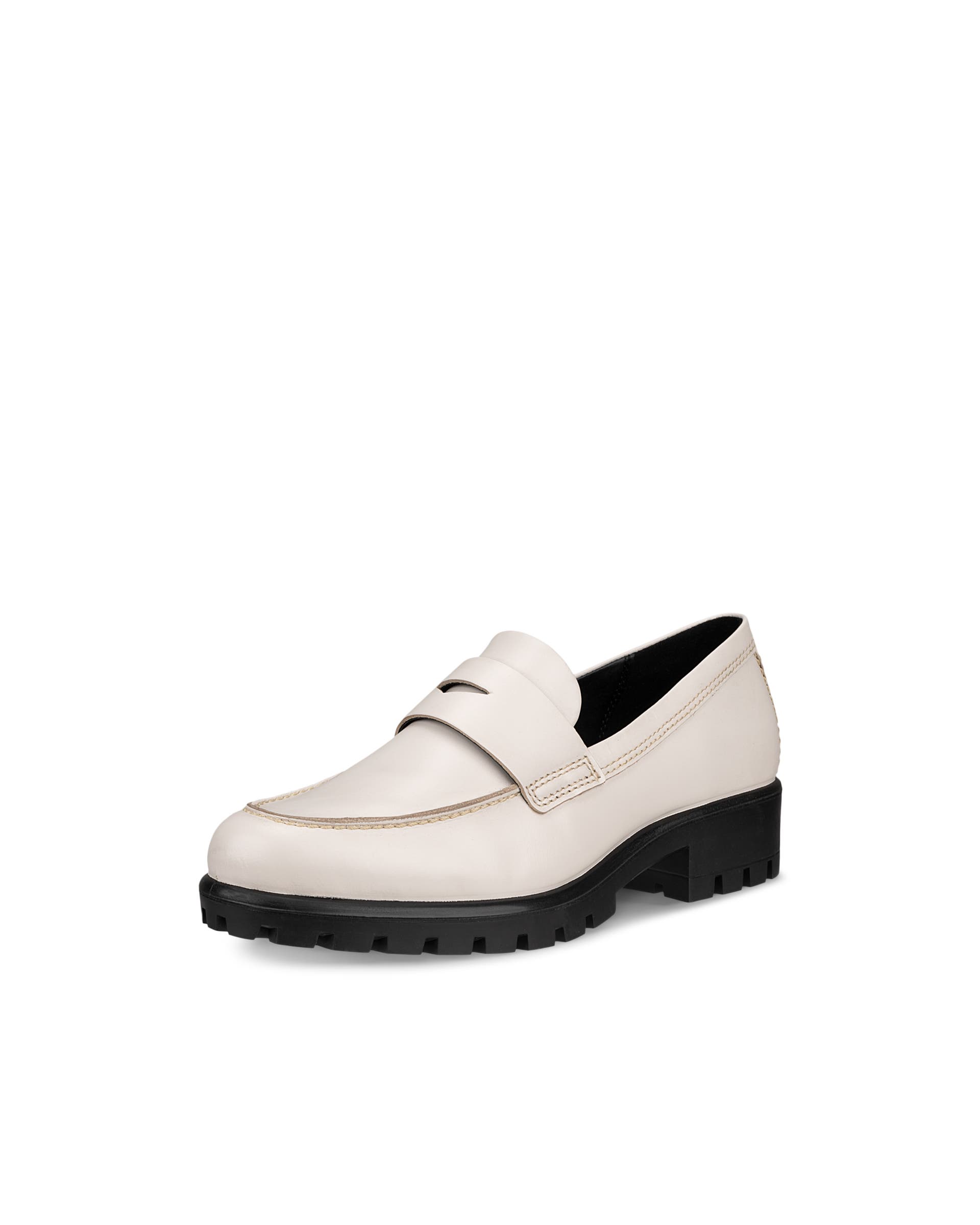 ECCO® Modtray Damen Lederloafer - Beige - Main