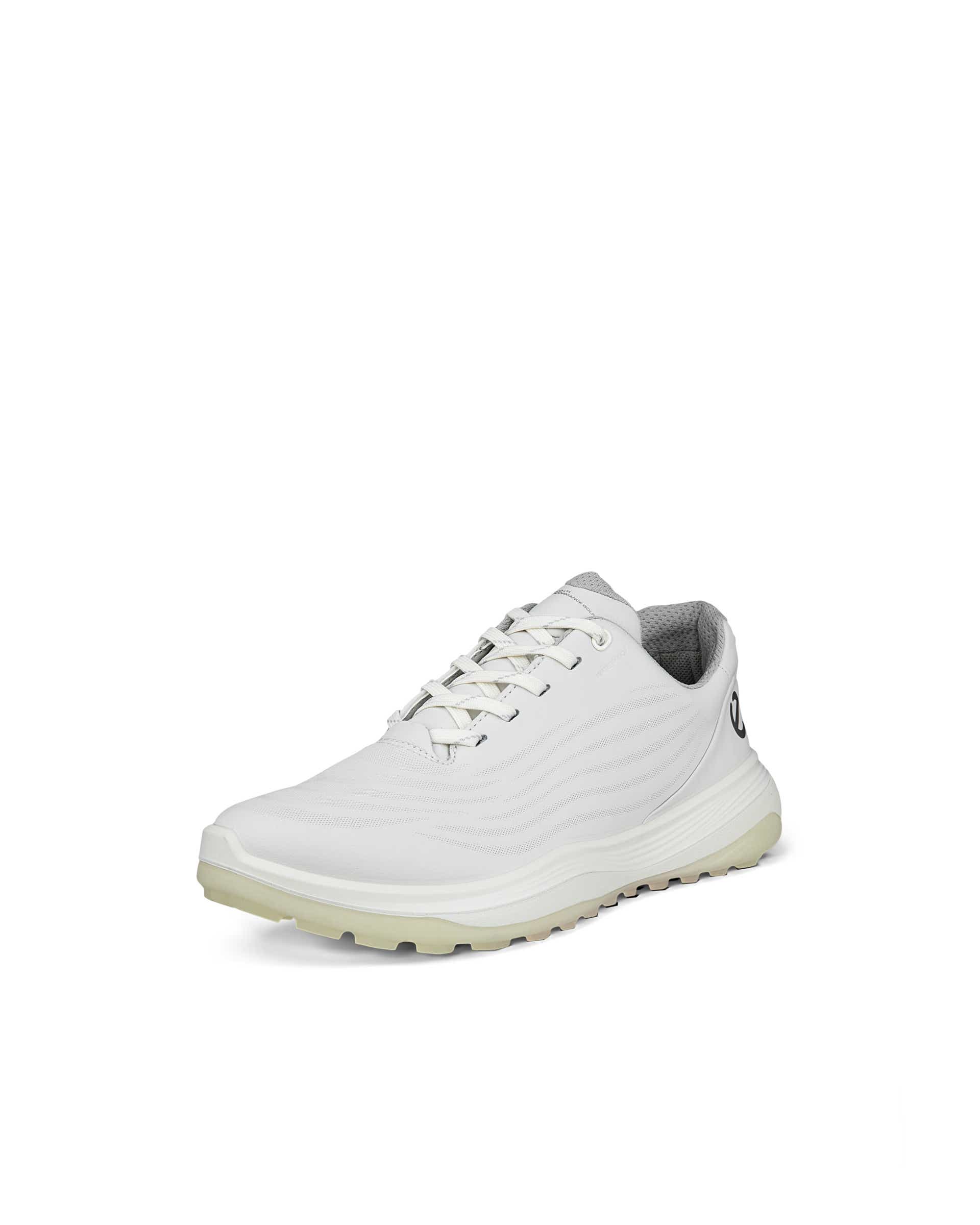 Women's ECCO® Golf LT1 Hybrid Leather Waterproof Shoe - White - Main
