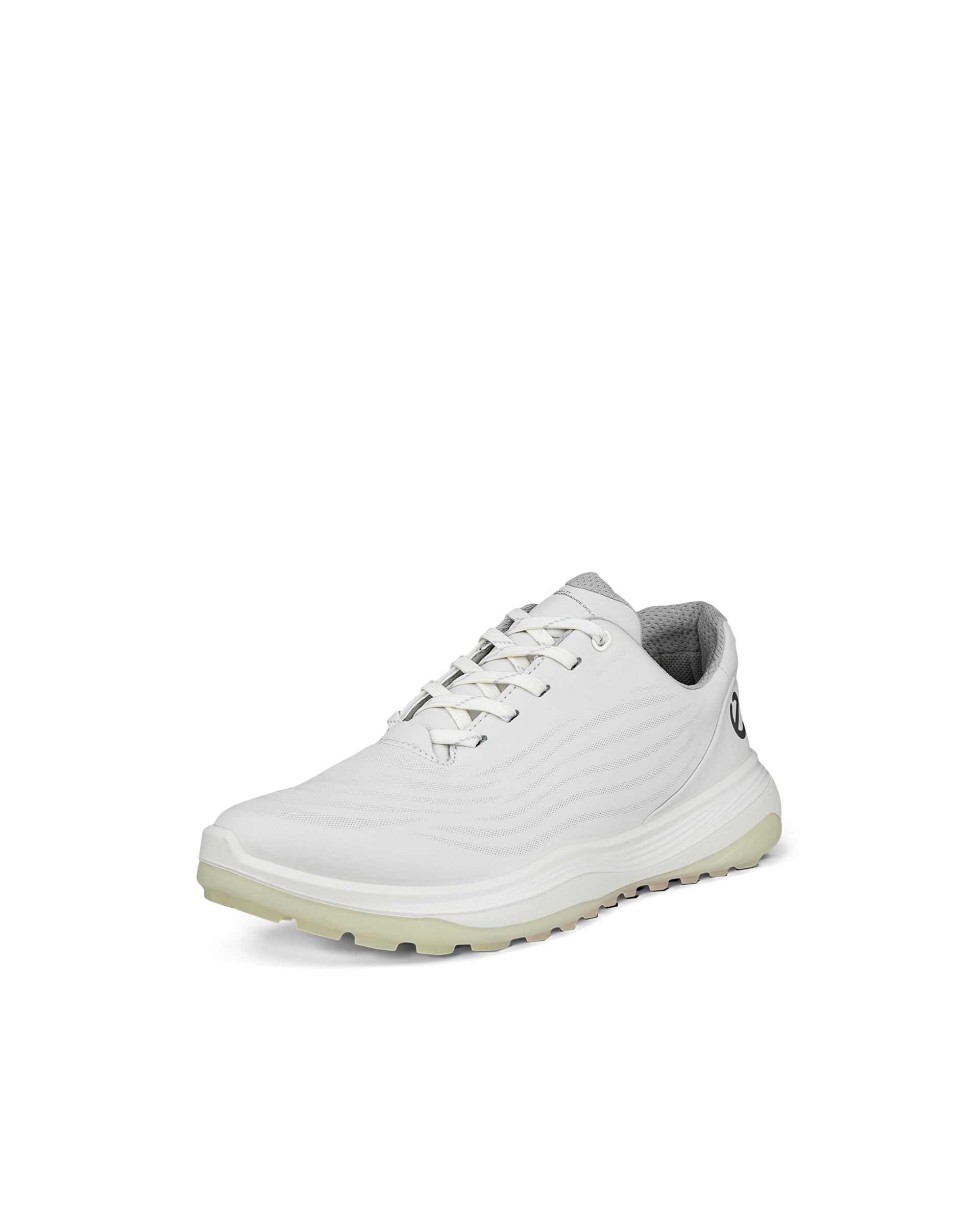 Women's ECCO® Golf LT1 Hybrid Leather Waterproof Shoe - White - Main