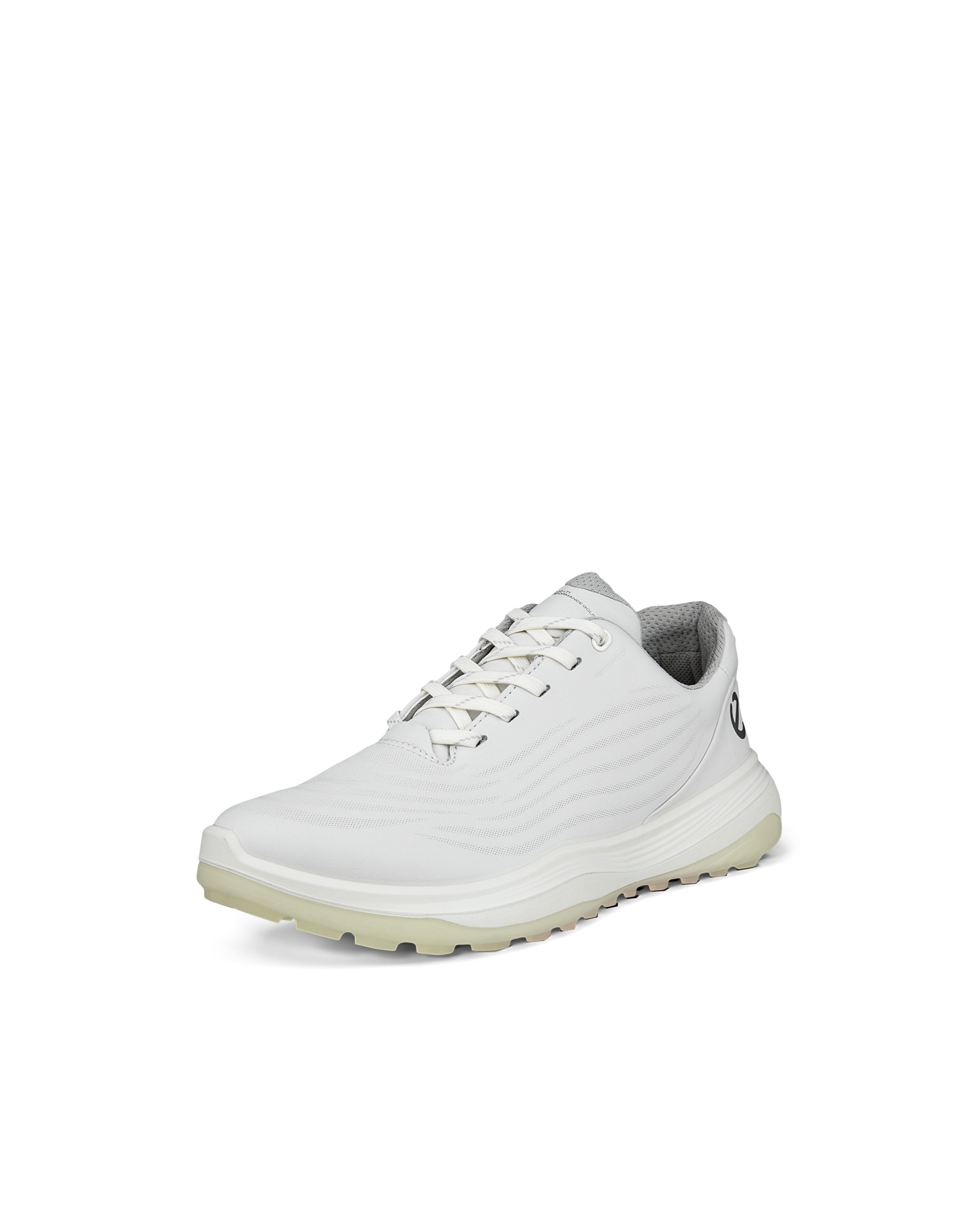 Women's ECCO® Golf LT1 Hybrid Leather Waterproof Shoe - White - Main