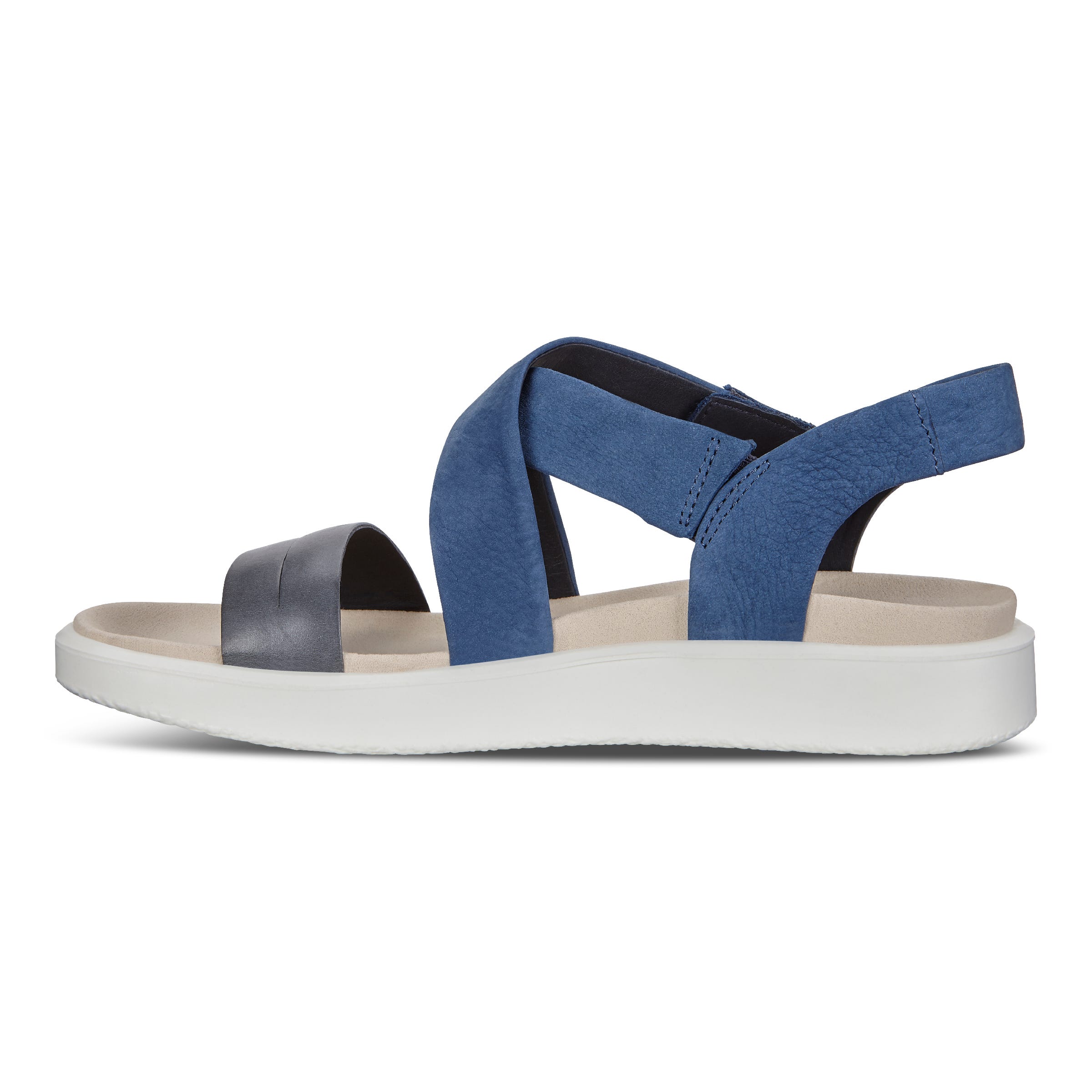 ECCO FLOWT W Flat Sandal - Blue - Inside