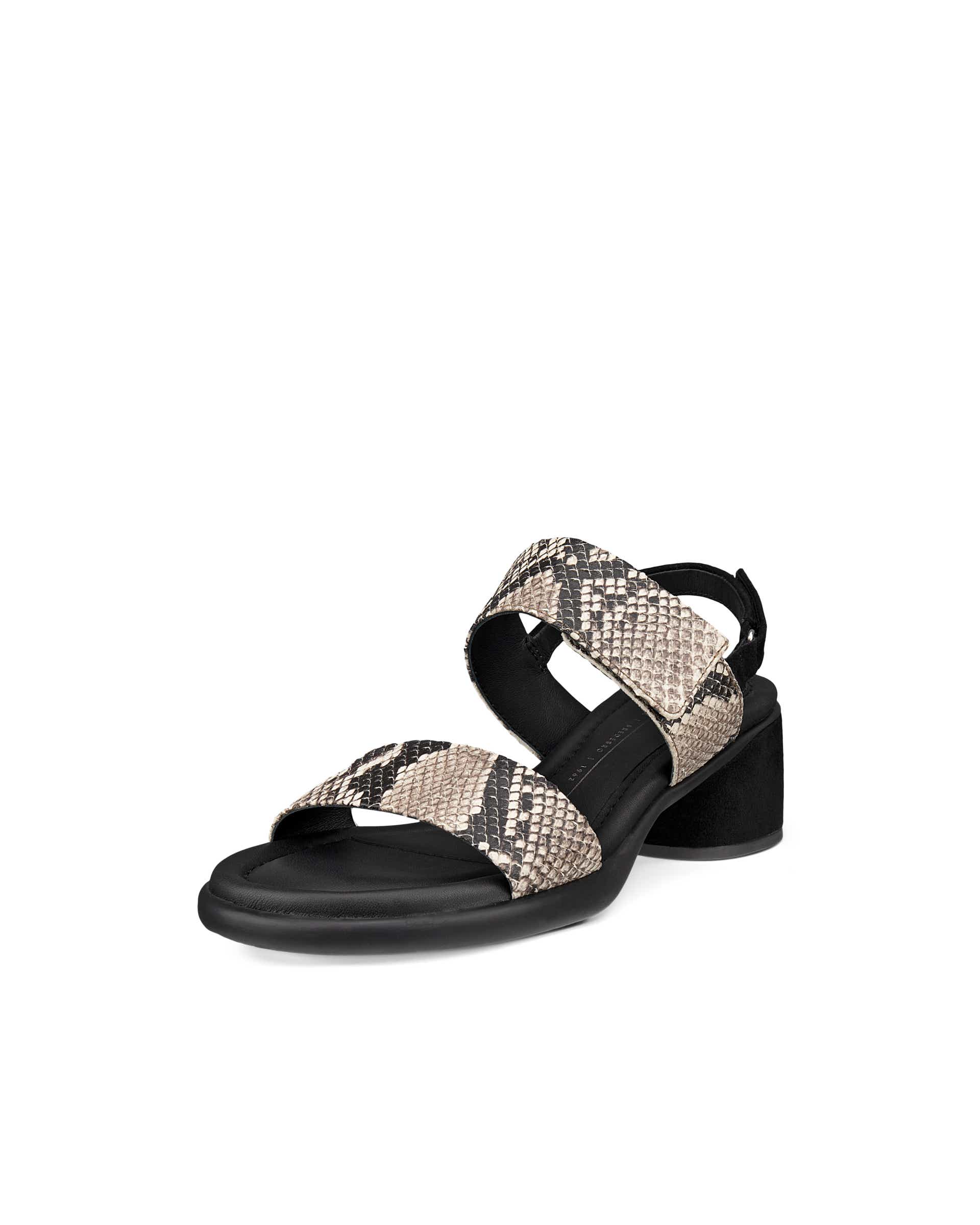 ECCO® Sculpted Sandal LX 35 sandale à talon en cuir pour femme - Beige - Main