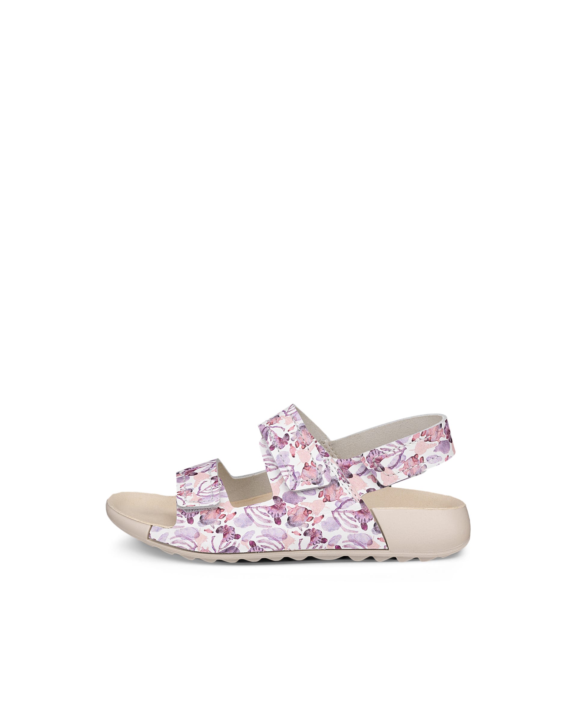 Dziecięce skórzane klapki ECCO® COZMO - Wielokolorowy - Outside