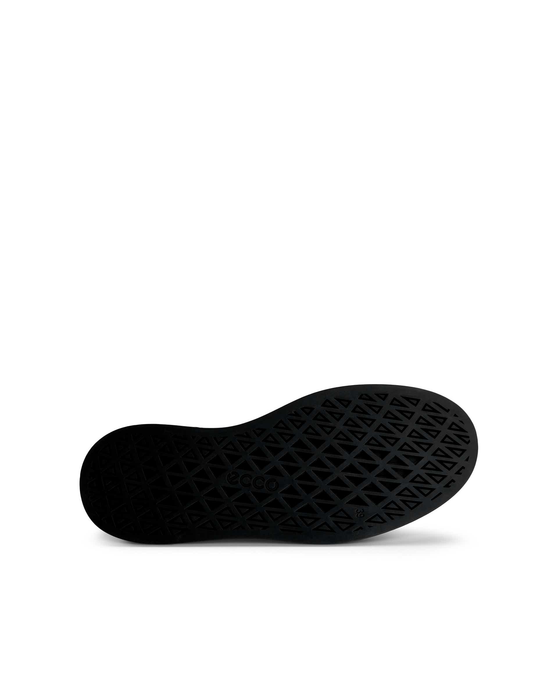 ECCO® Street Ace Dames hoge leren sneaker - Zwart - Sole