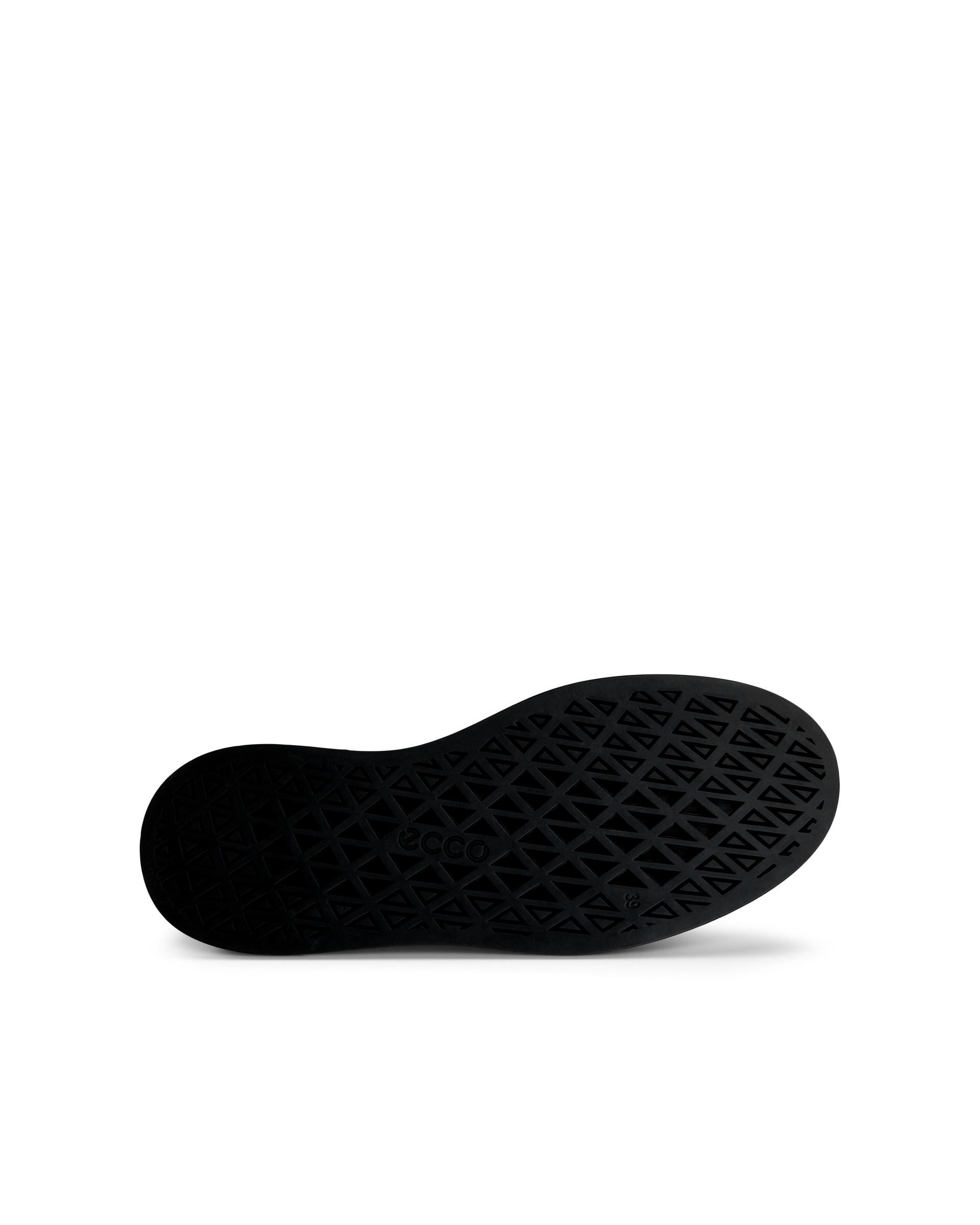 ECCO® Street Ace Dames hoge leren sneaker - Zwart - Sole