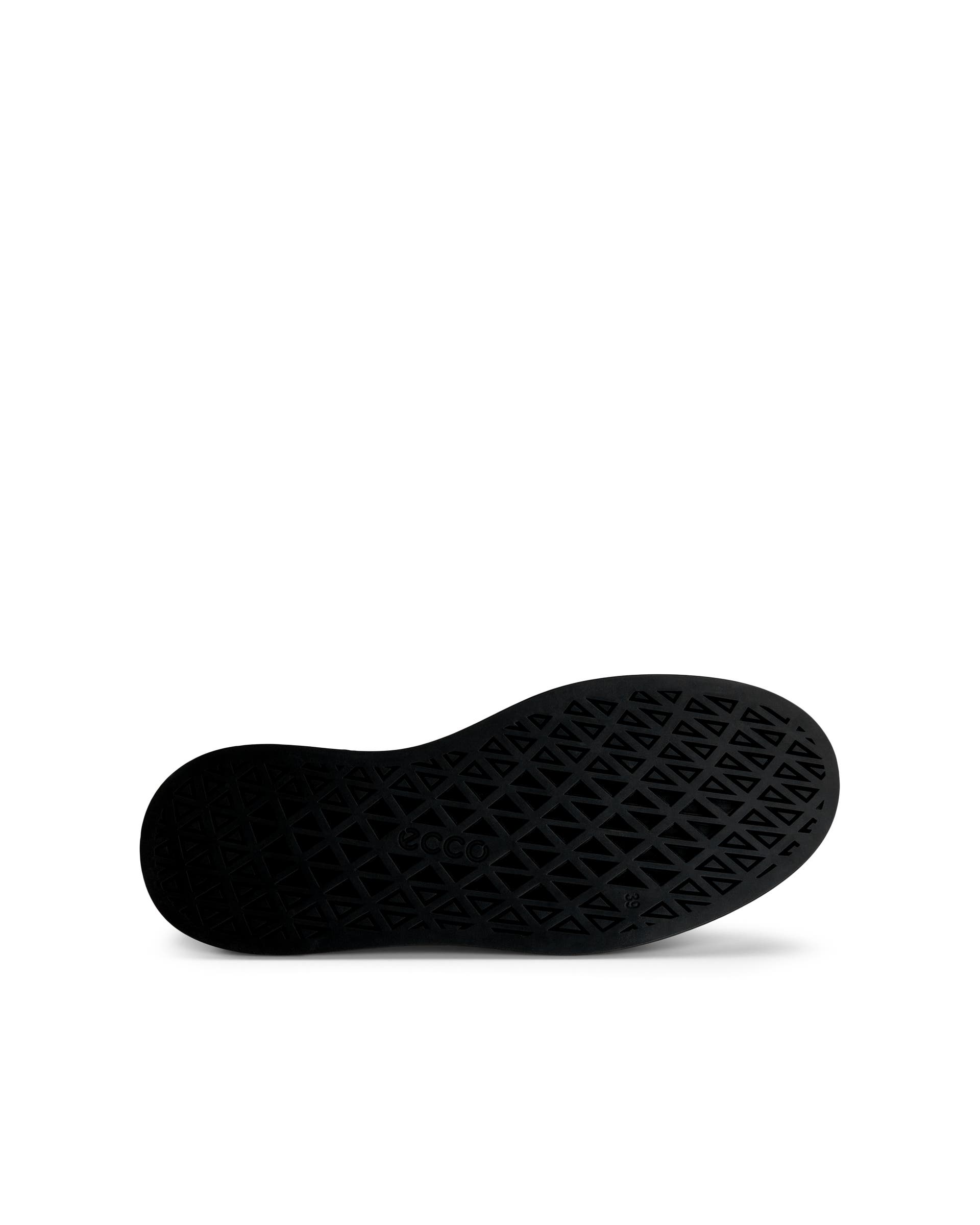 ECCO Street Ace ウィメンズ レザーハイカットスニーカー - ブラック - Sole