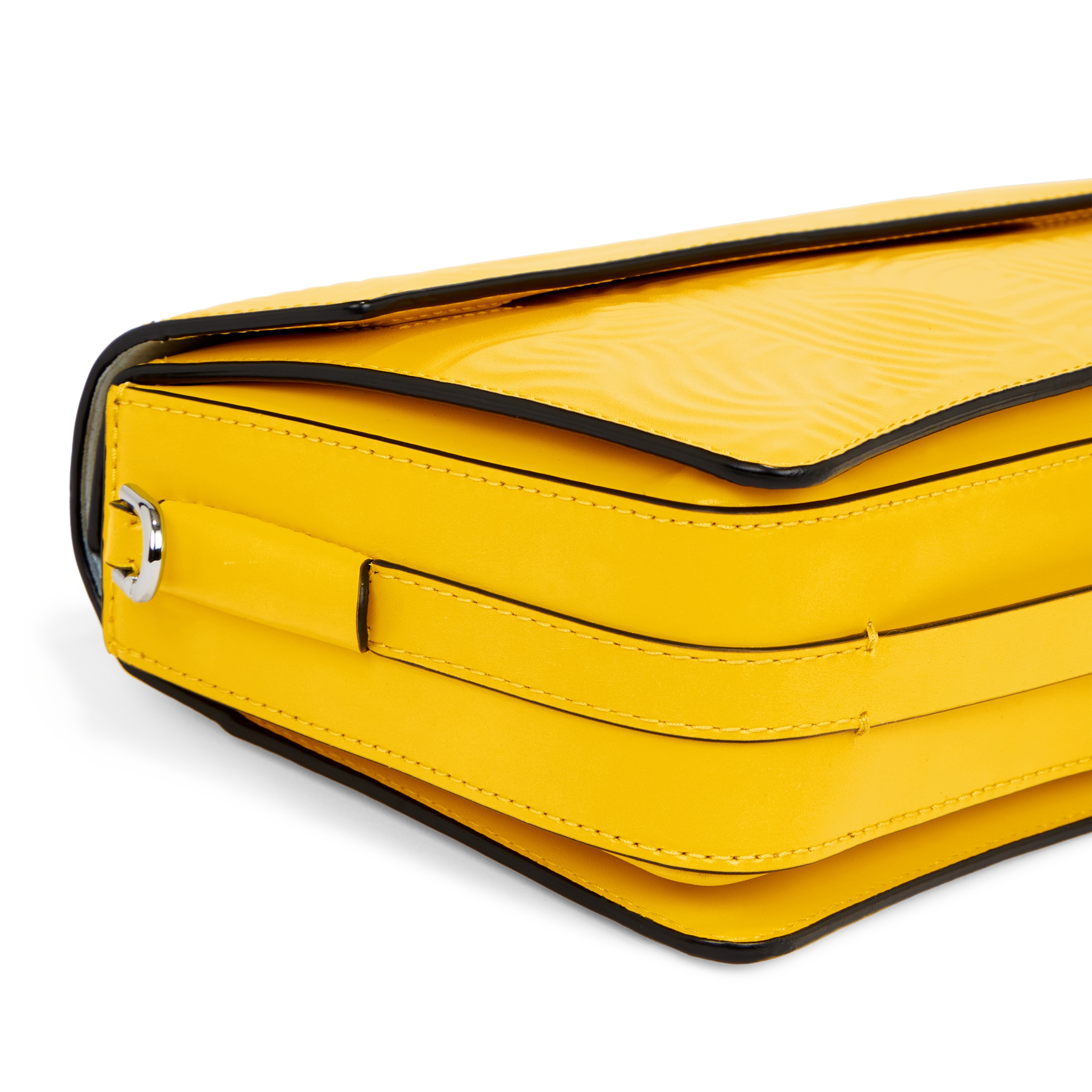 ECCOยฎ Pinch Leather Crossbody Bag - Yellow - Detail-1
