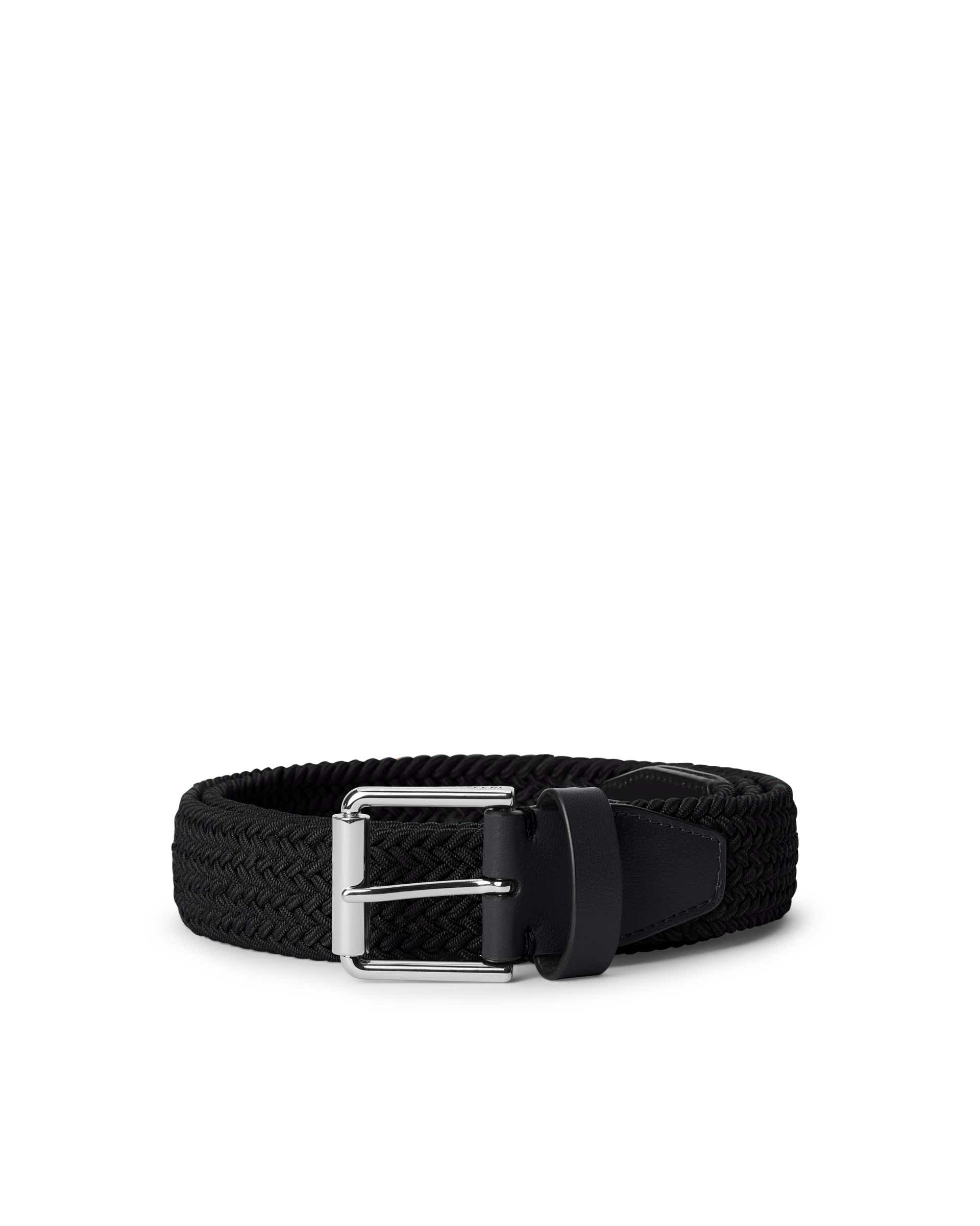 ECCO GOLF BRAIDED BELT - Black - Birdeye