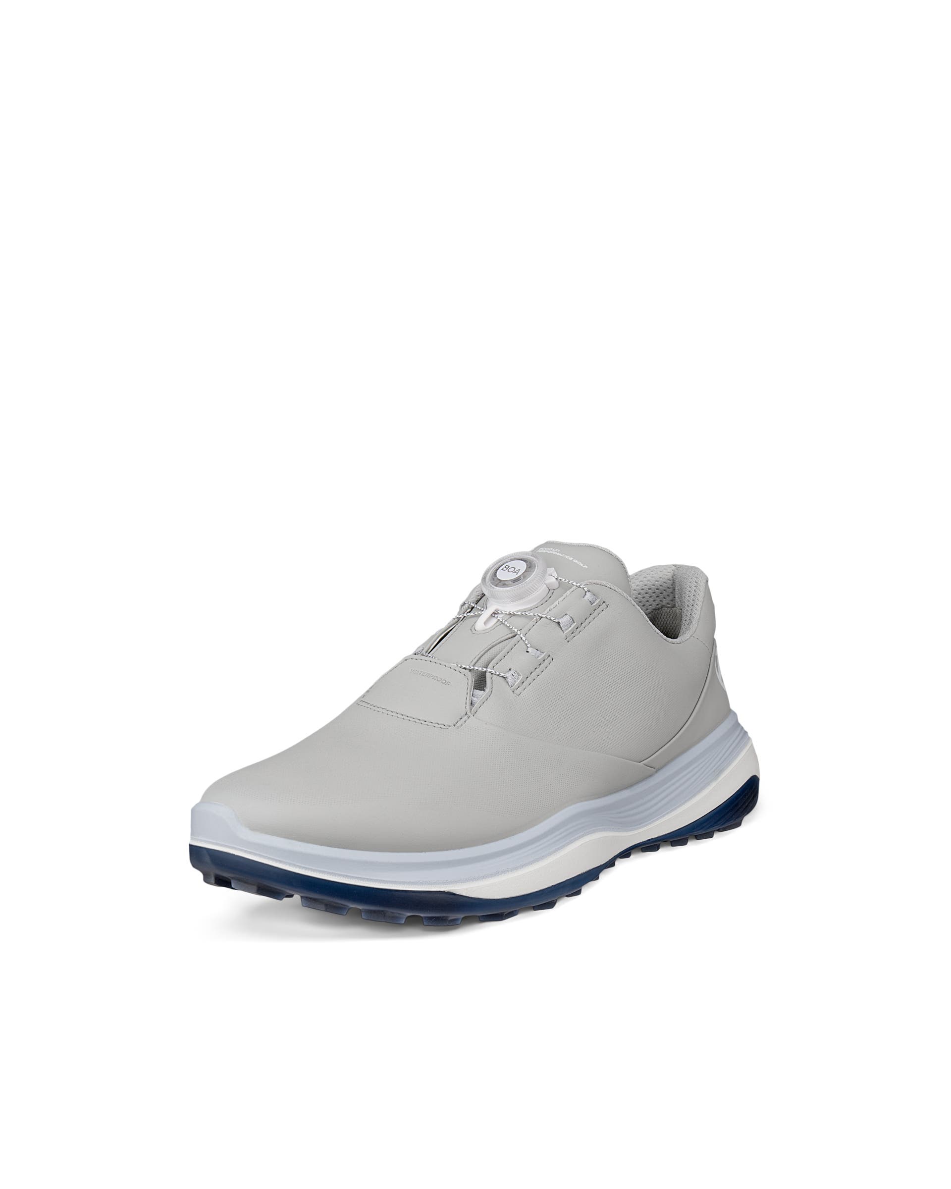 ECCO GOLF LT1 BOA Men メンズ レザーウォータープルーフゴルフシューズ - グレー - Main