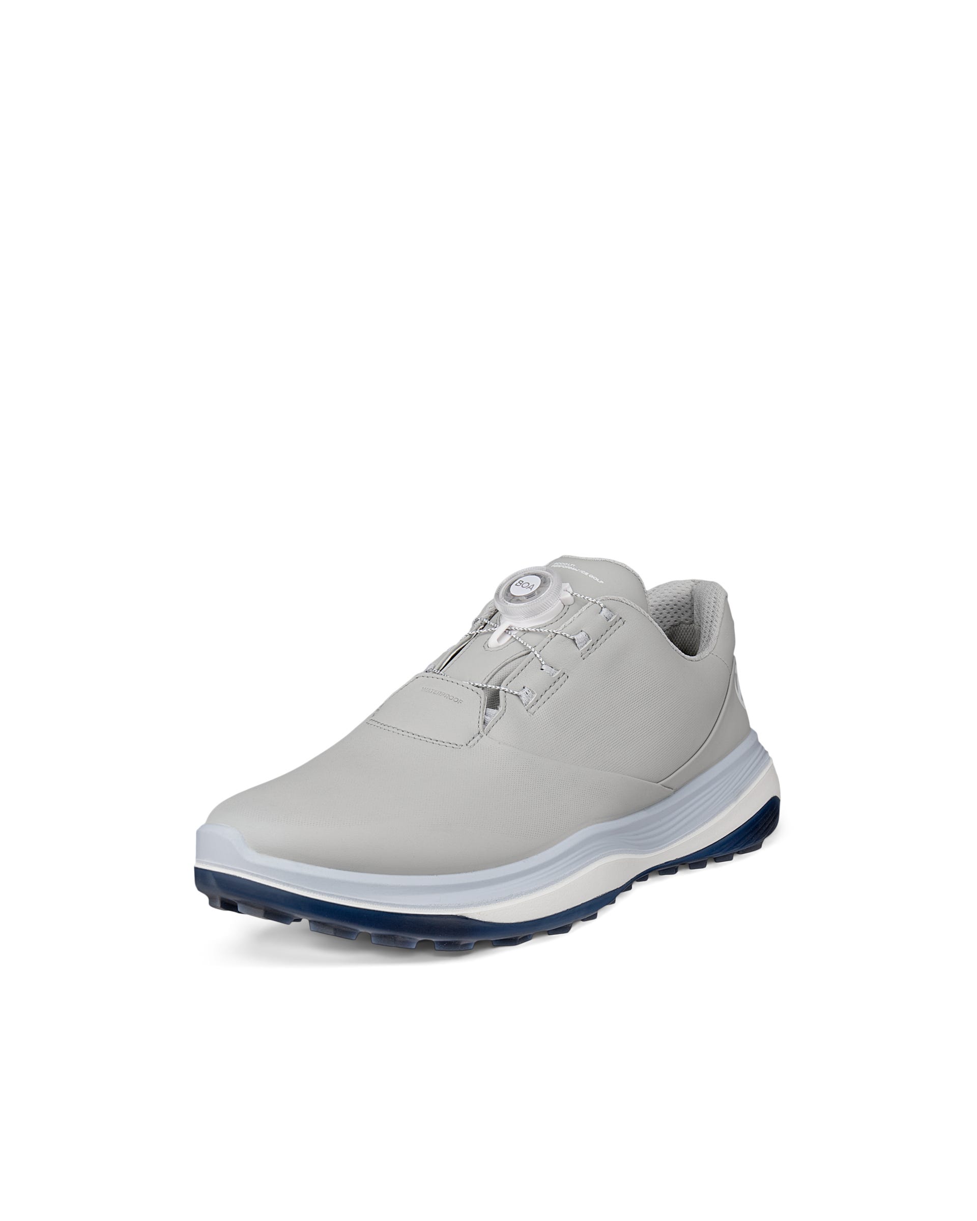 ECCO GOLF LT1 BOA Men メンズ レザーウォータープルーフゴルフシューズ - グレー - Main