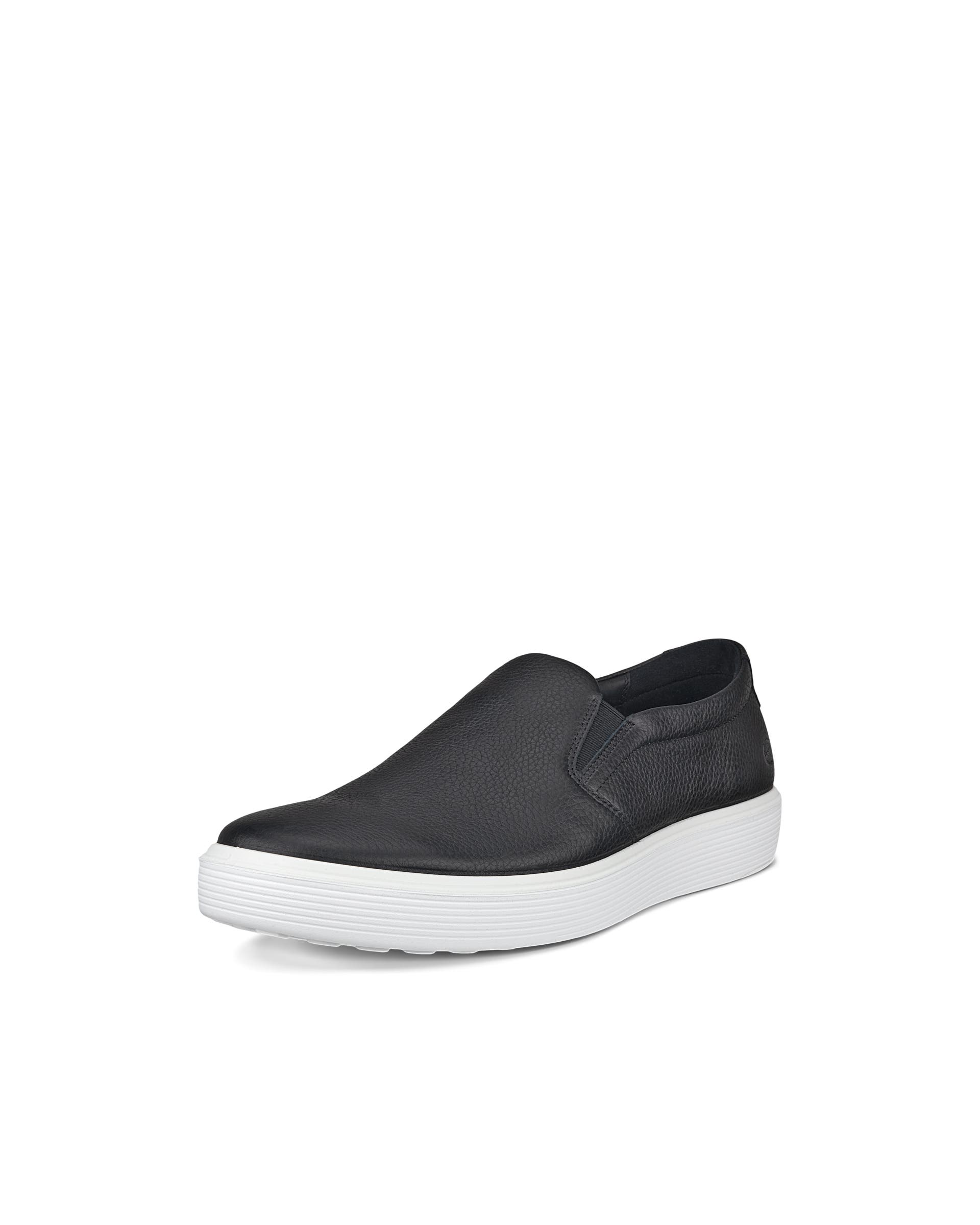 Men's ECCO® Soft 60 Leather Slip-On - Black - Main