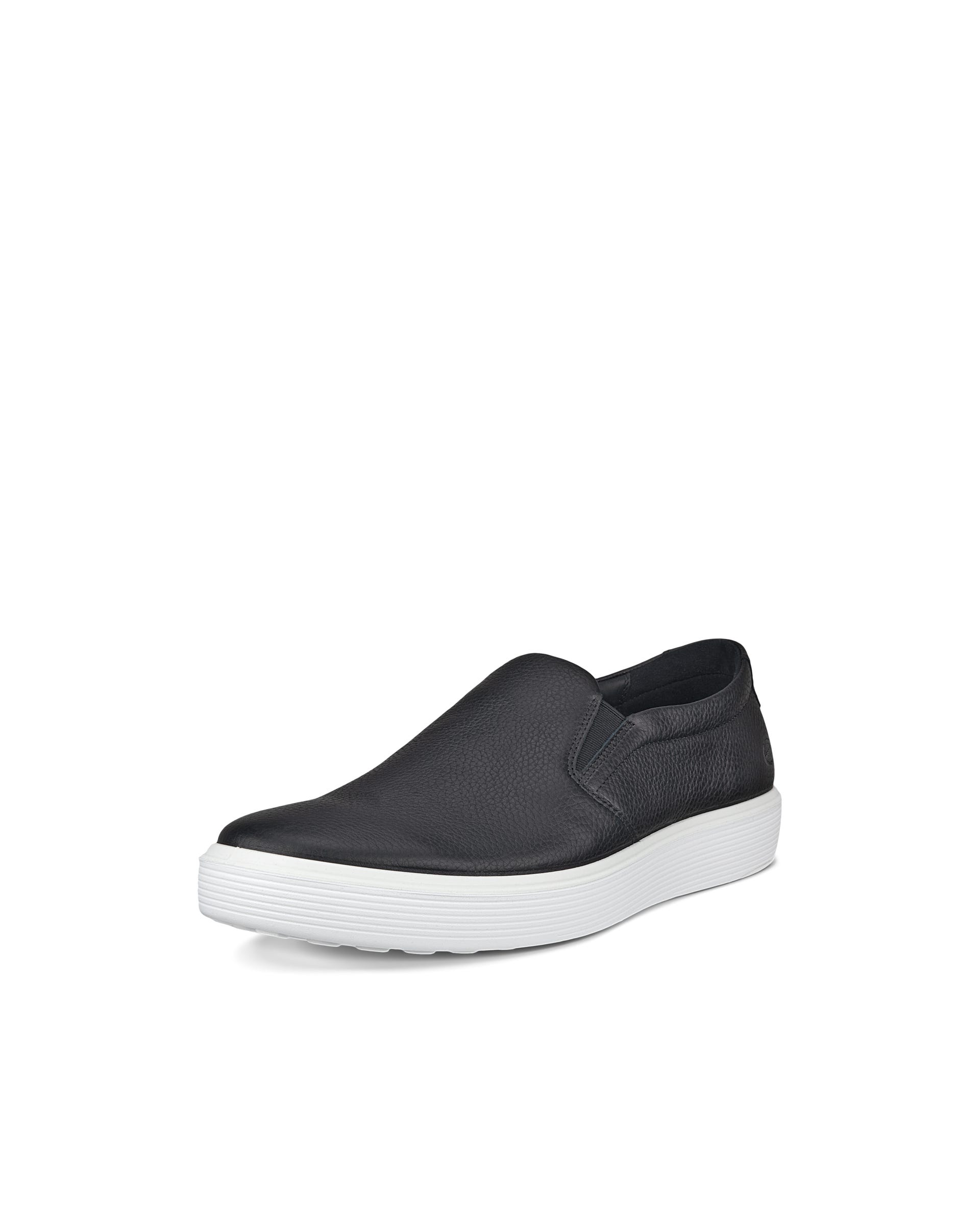 Men's ECCO® Soft 60 Leather Slip-On - Black - Main