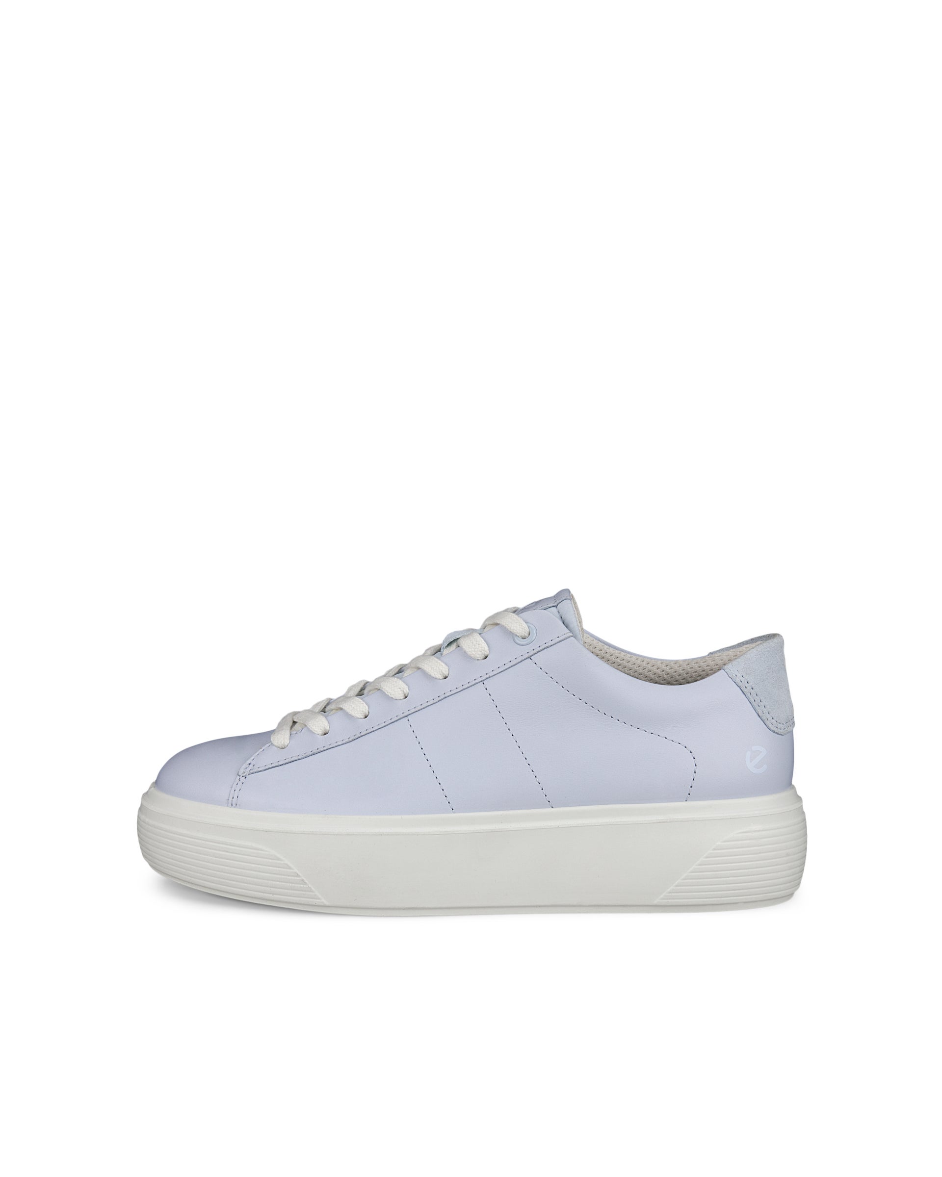 ECCO Street Platform ウィメンズ レザースニーカー - ブルー - Outside