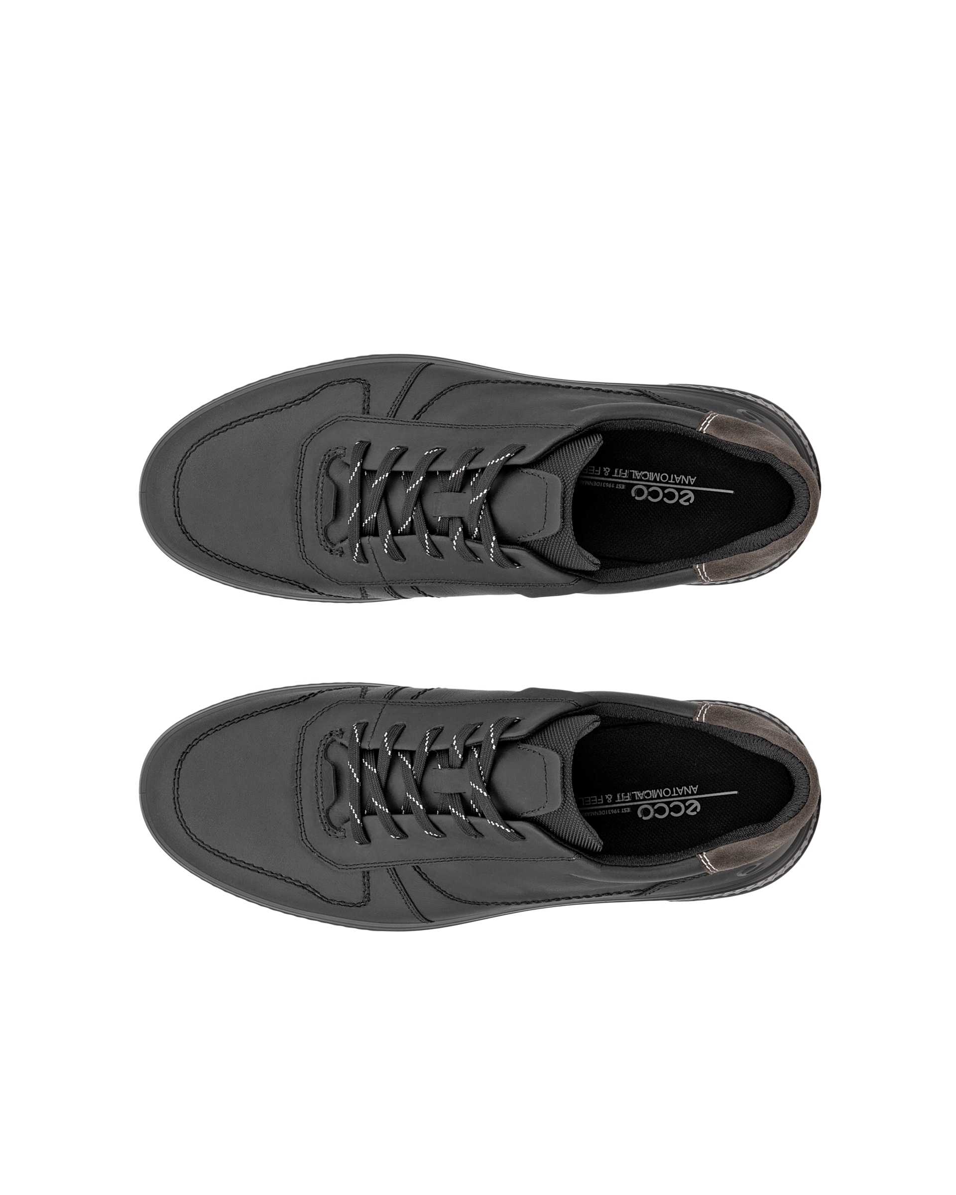 ECCO® MOVE Herren Nubuklederschuh - Schwarz - Top left pair