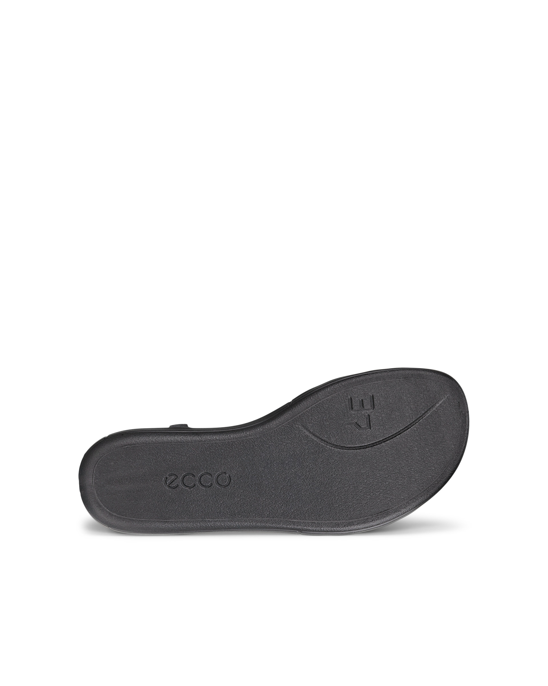 ECCO Women's Simpil Flat Sandals - Black - Sole