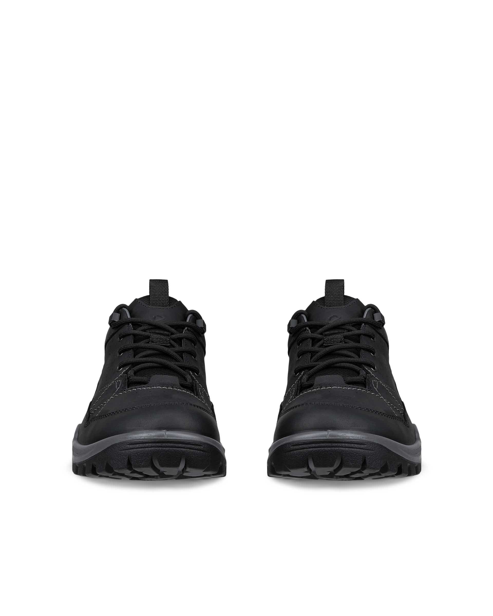 ECCO® RECEPTOR TREKK chaussures de randonnée imperméable en nubuck pour homme - Noir - Front pair