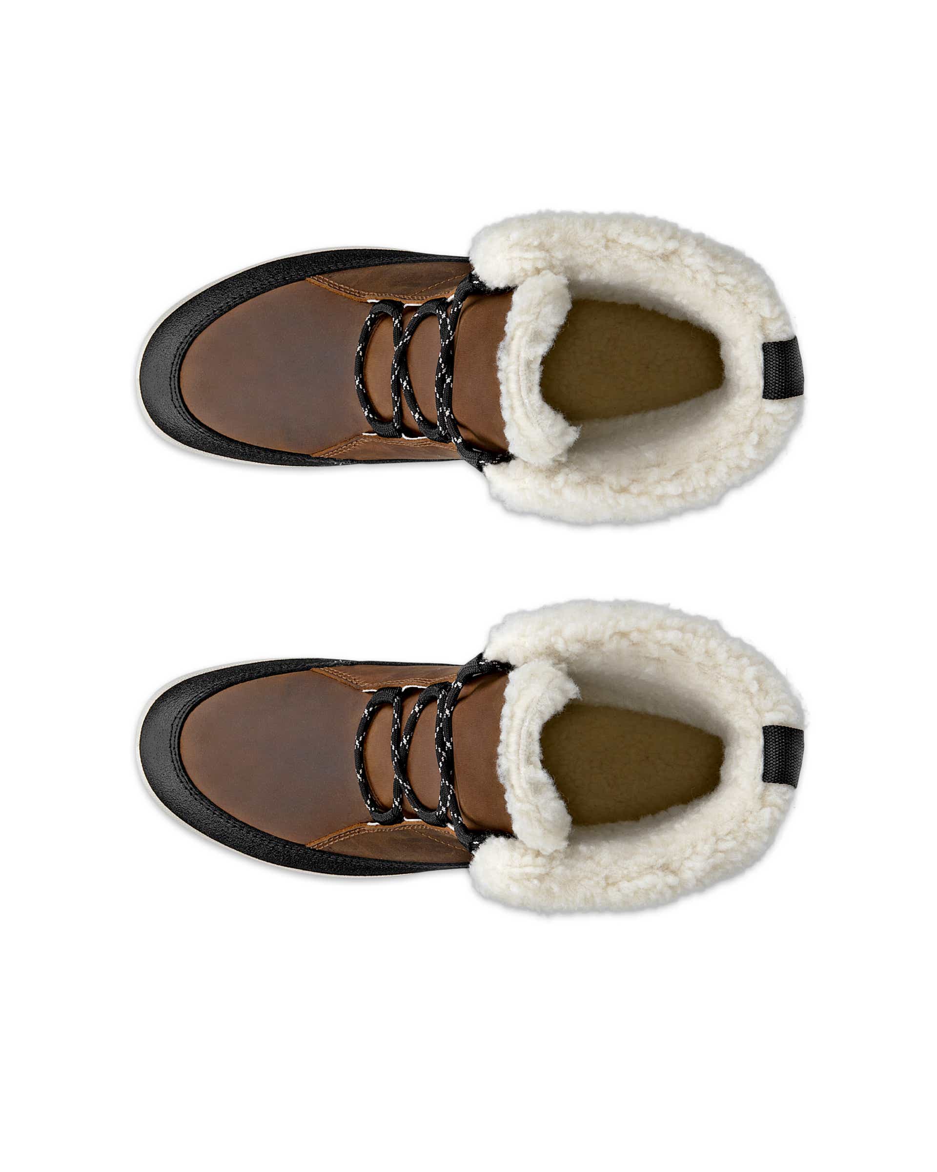 Botte imperméable en nubuck ECCO® Trace Lite pour femmes - Brun - Top left pair
