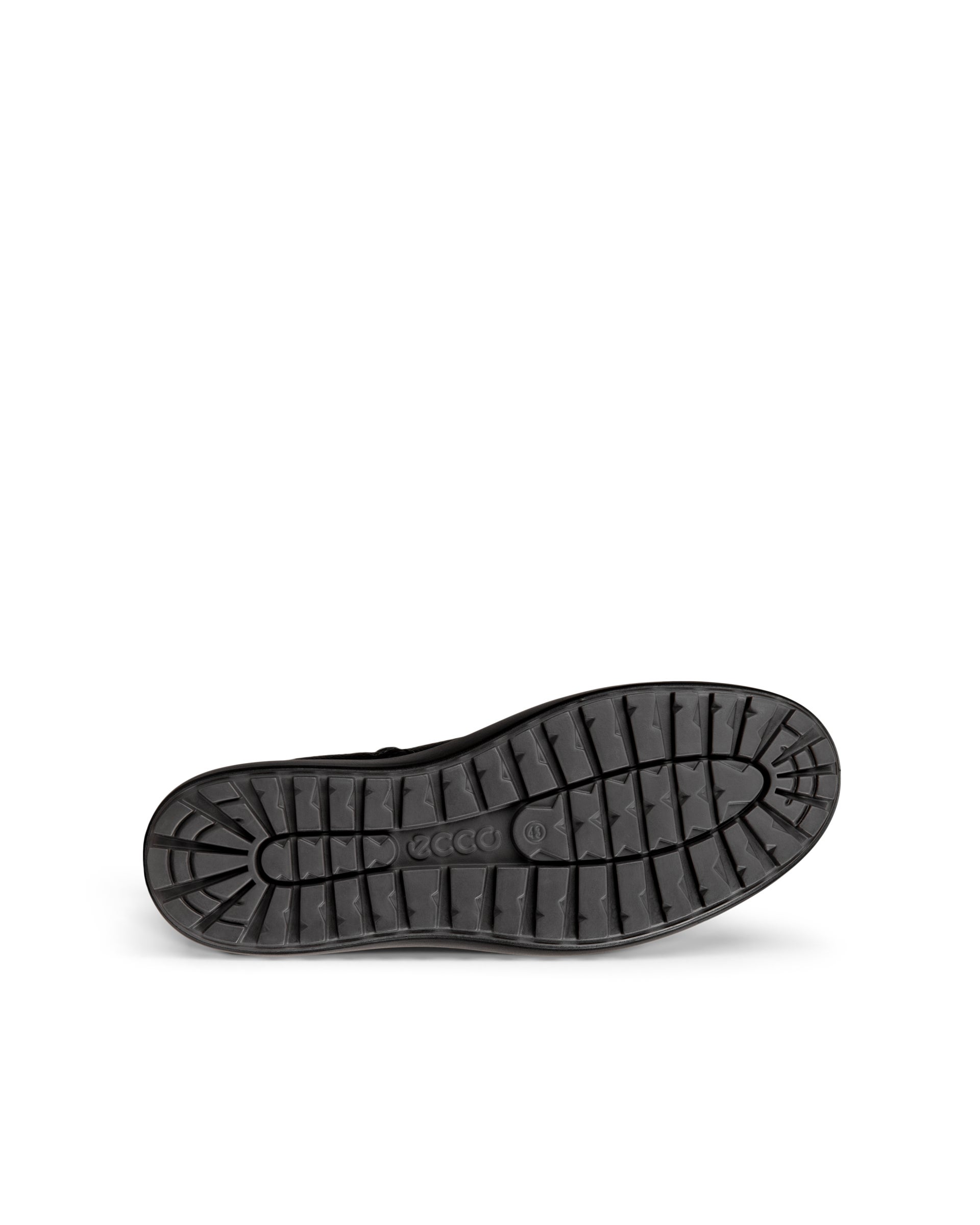 Pánske kožené stredne vysoké čižmy ECCO® Soft 7 TRED - Čierna - Sole