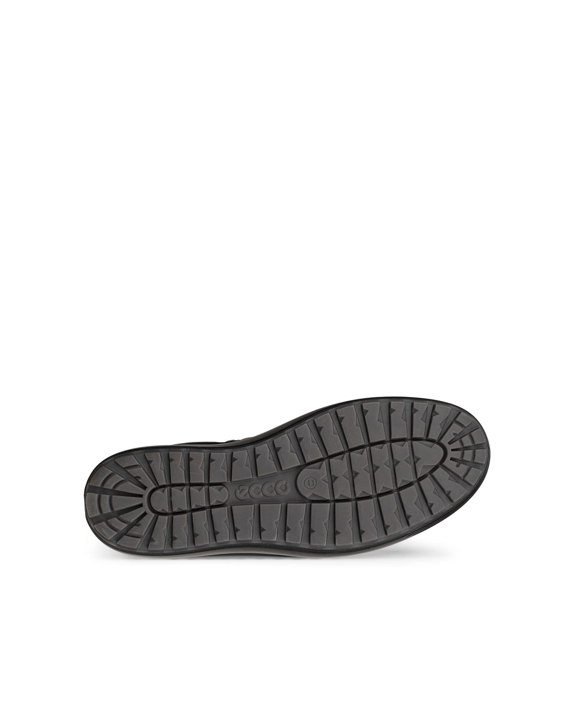 남성 ECCO Soft 7 TRED 가죽 미드컷 부츠 - 블랙 - Sole