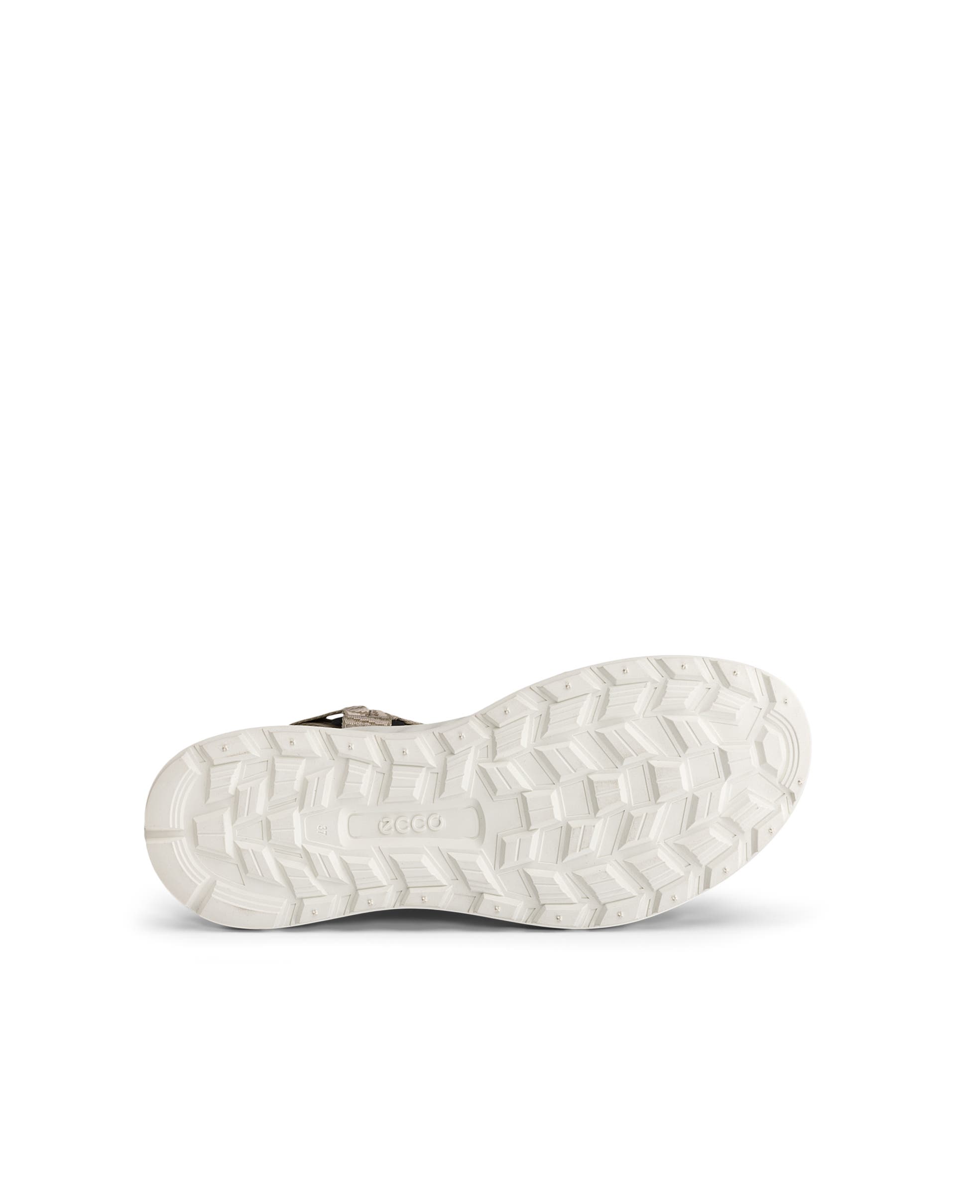 Women's ECCO® Exowrap Textile Sandal - Beige - Sole