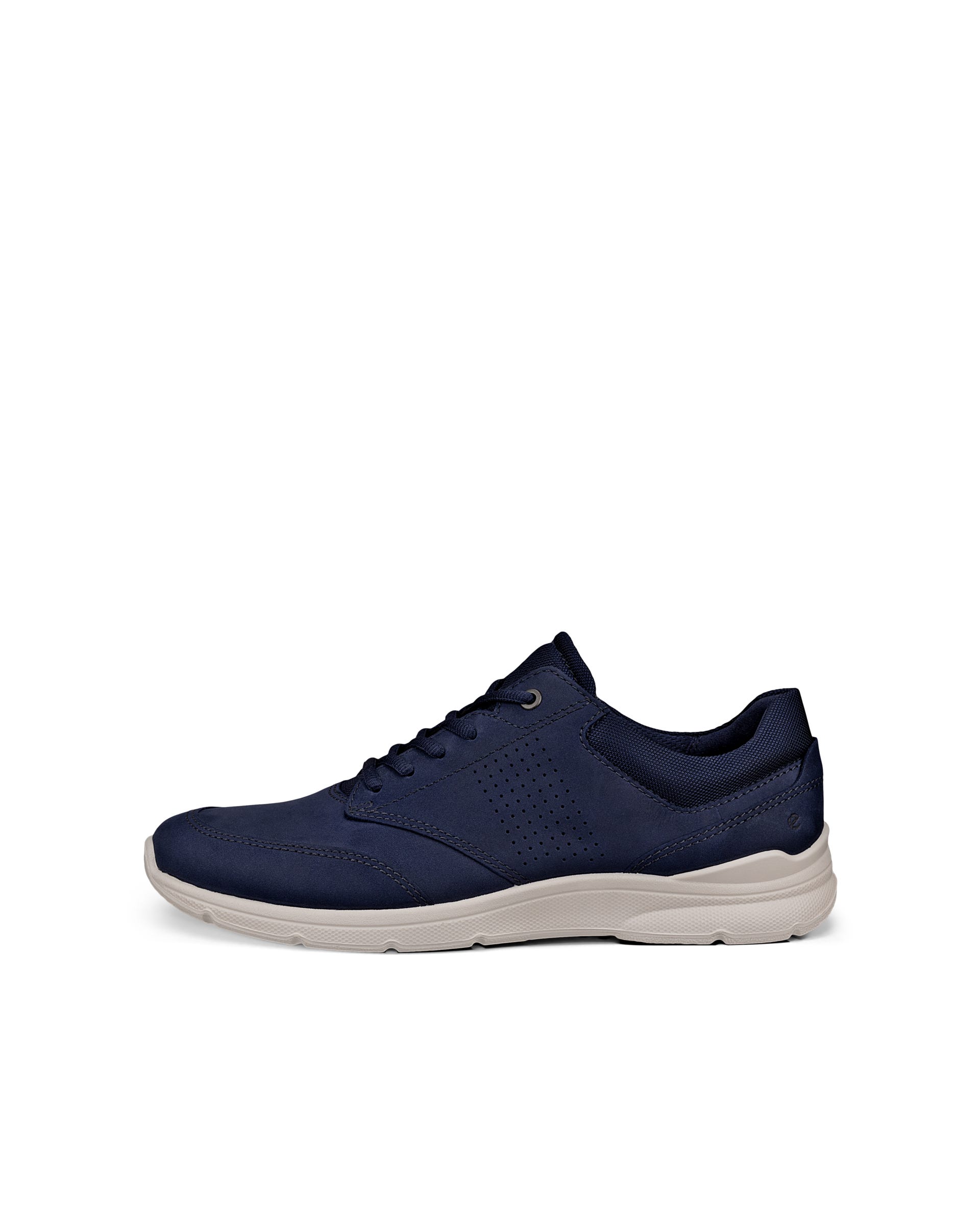 Men's ECCO® Irving Nubuck Shoe - Blue - Outside