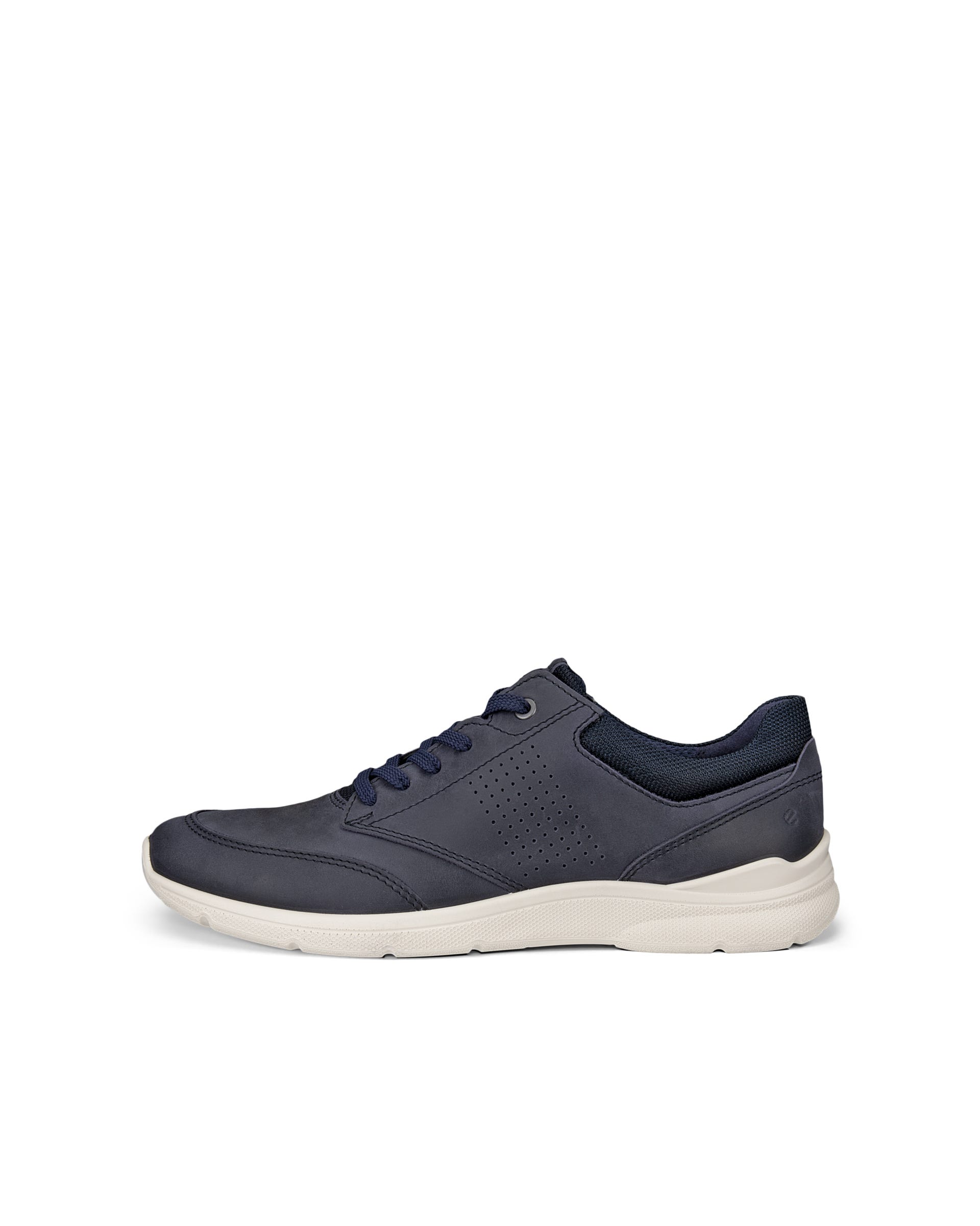 Men's ECCO® IRVING Leather Lace-Up Shoe - Blue - Outside