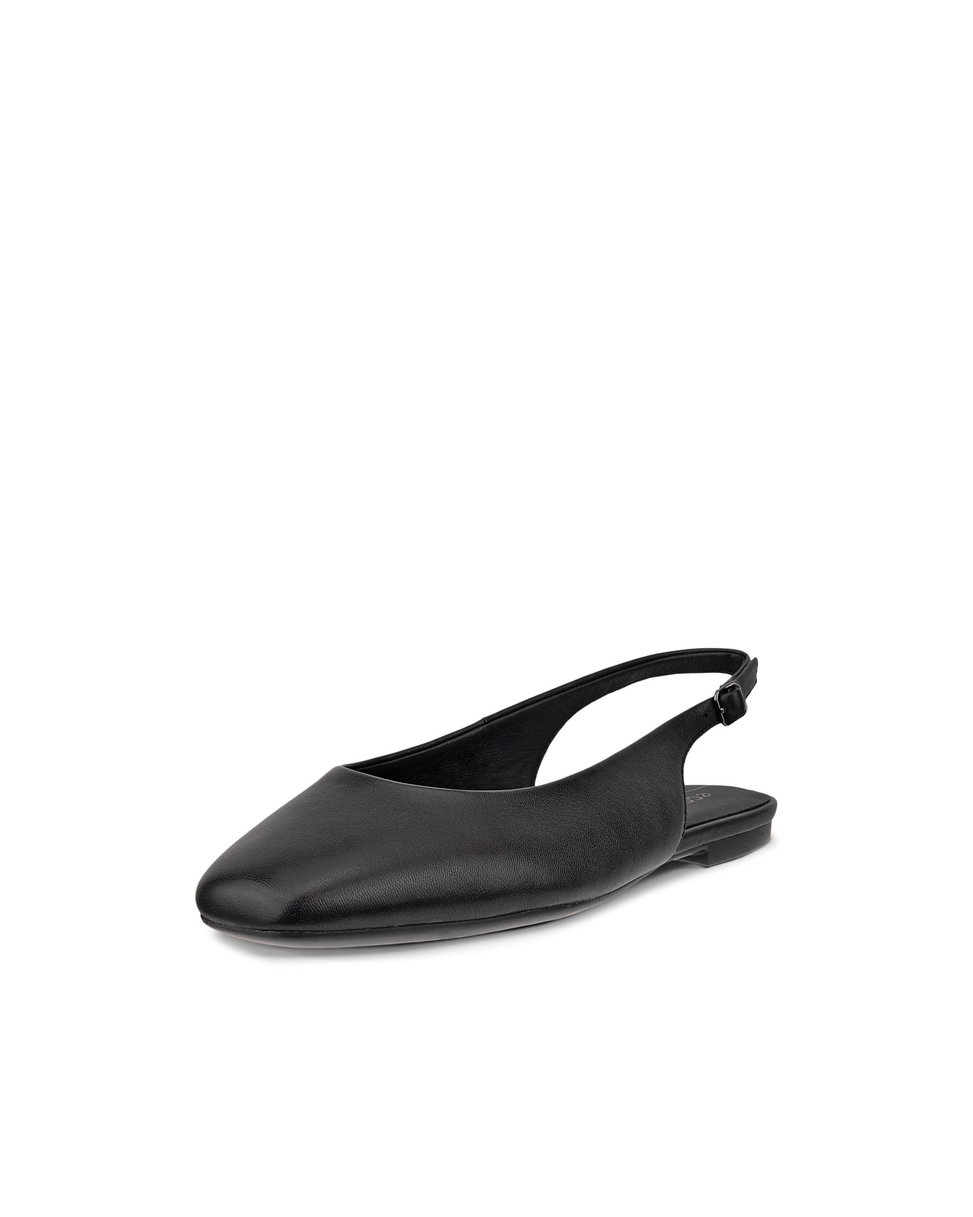 ECCO MARGOT SLING BACK FLAT - Black - Outside