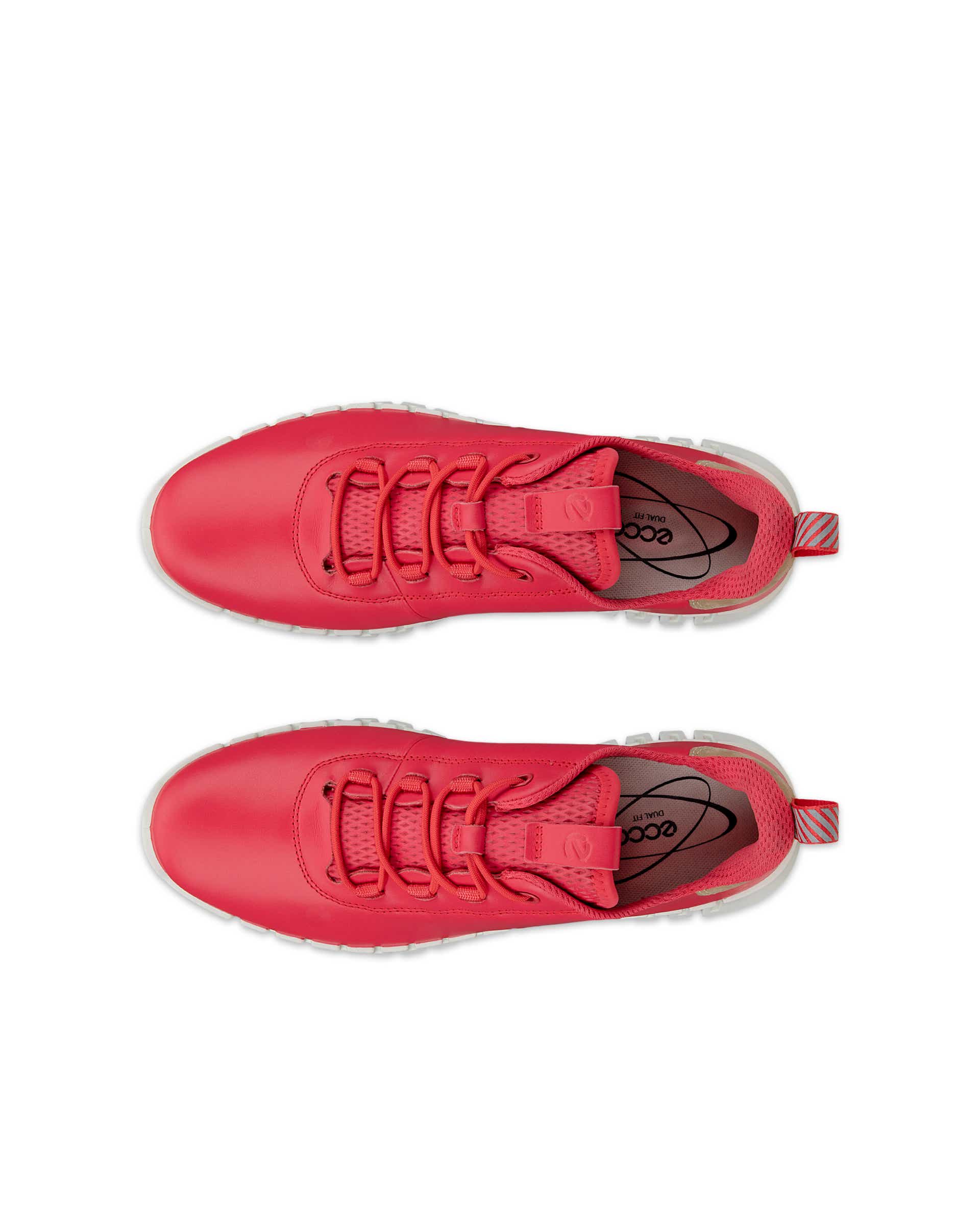 ECCO® Gruuv Skinnsneaker dam - Rosa - Top left pair