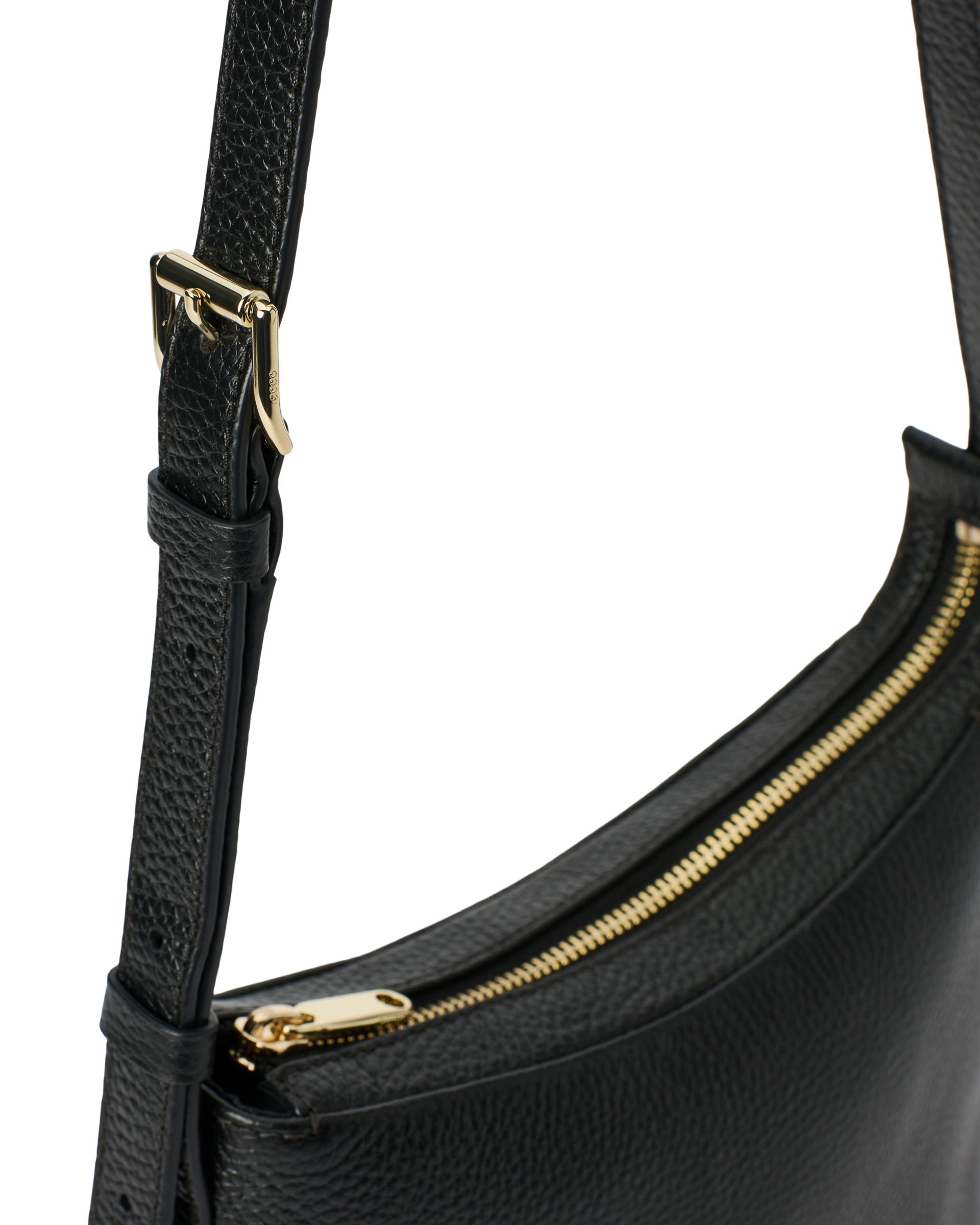 ECCO® COVE CROSSBODY Damen Umhängetasche aus Leder - Schwarz - Detail-1