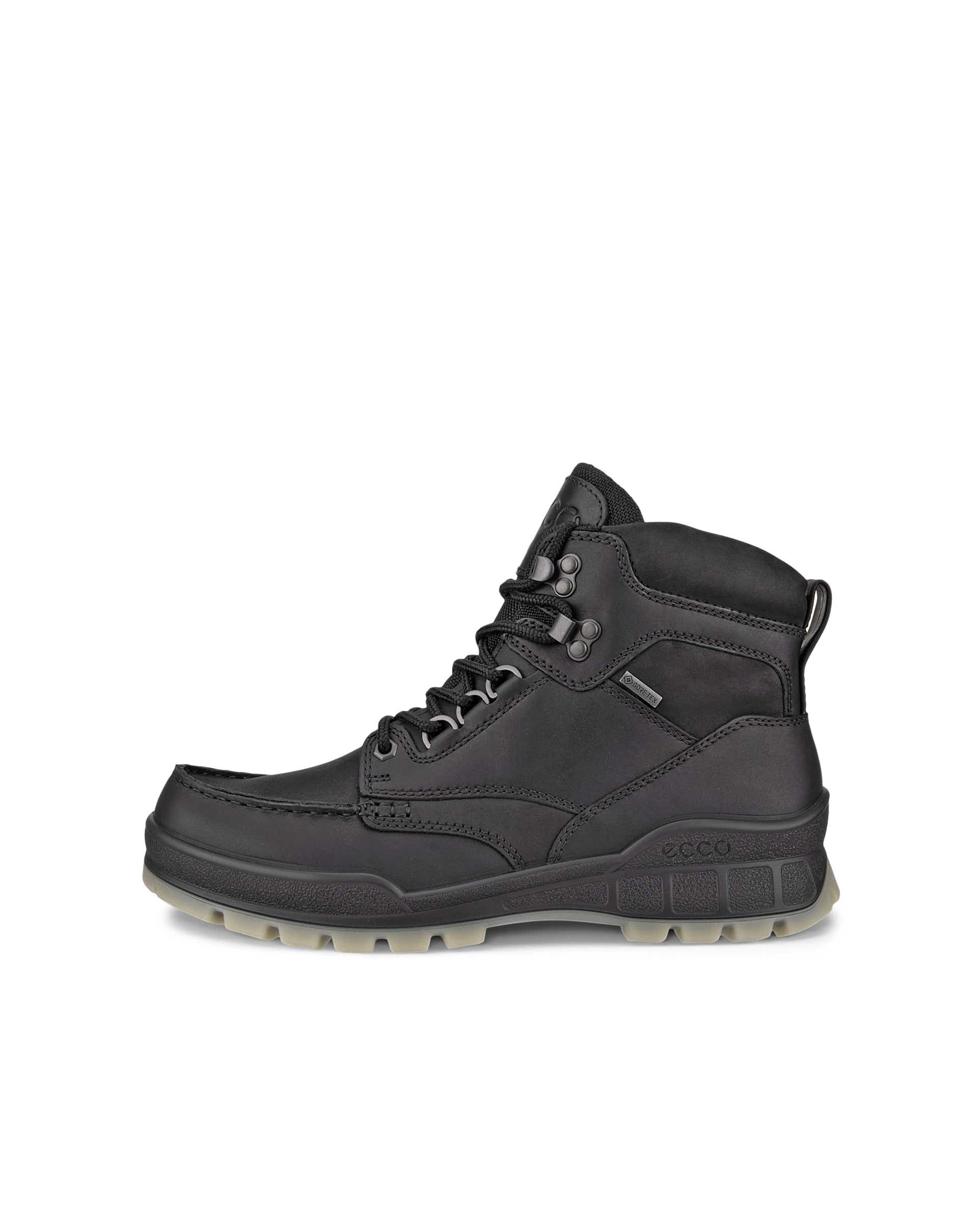 ECCO® Track 25 Herren Wanderschuh aus Leder mit Gore-Tex - Schwarz - Outside