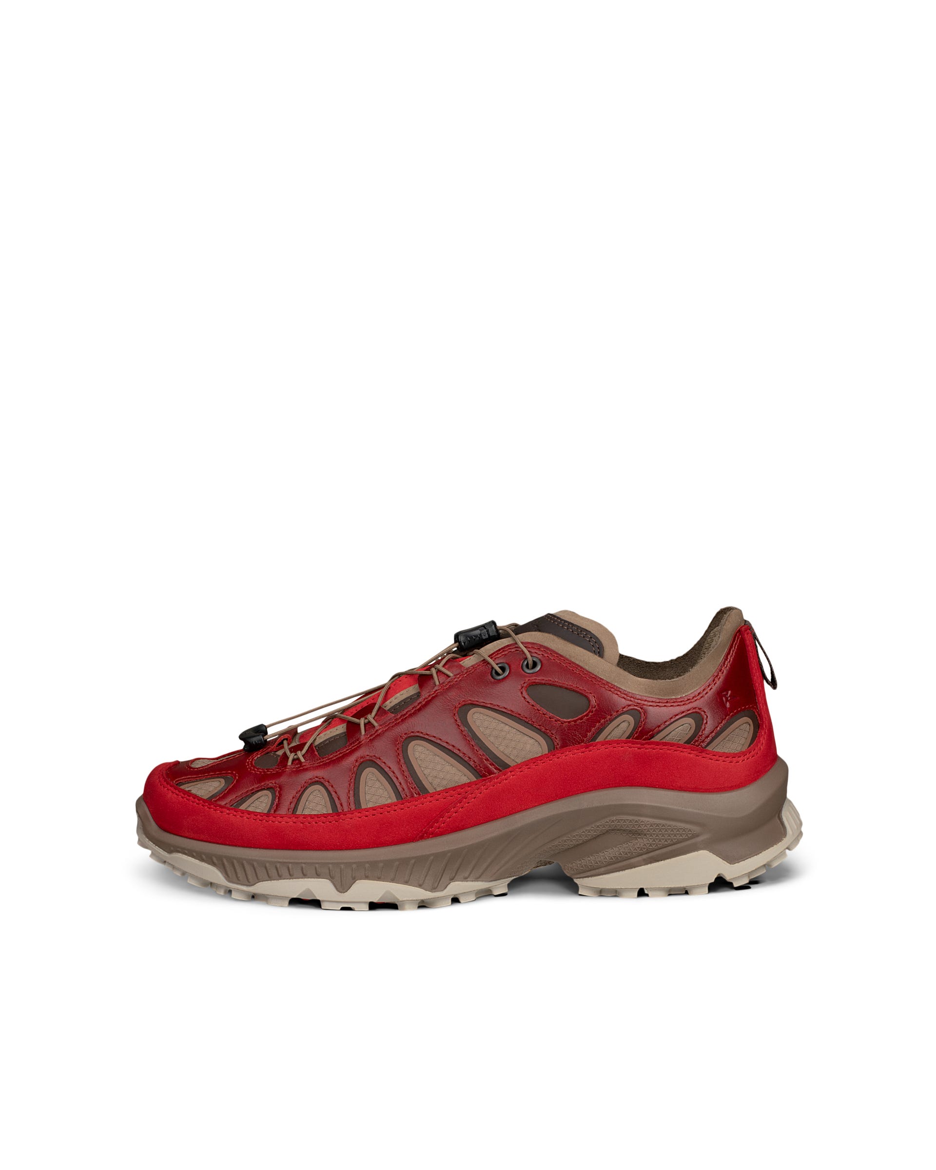 ECCO RECEPTOR XP WOMEN ウィメンズ レザーシューズ - レッド - Outside