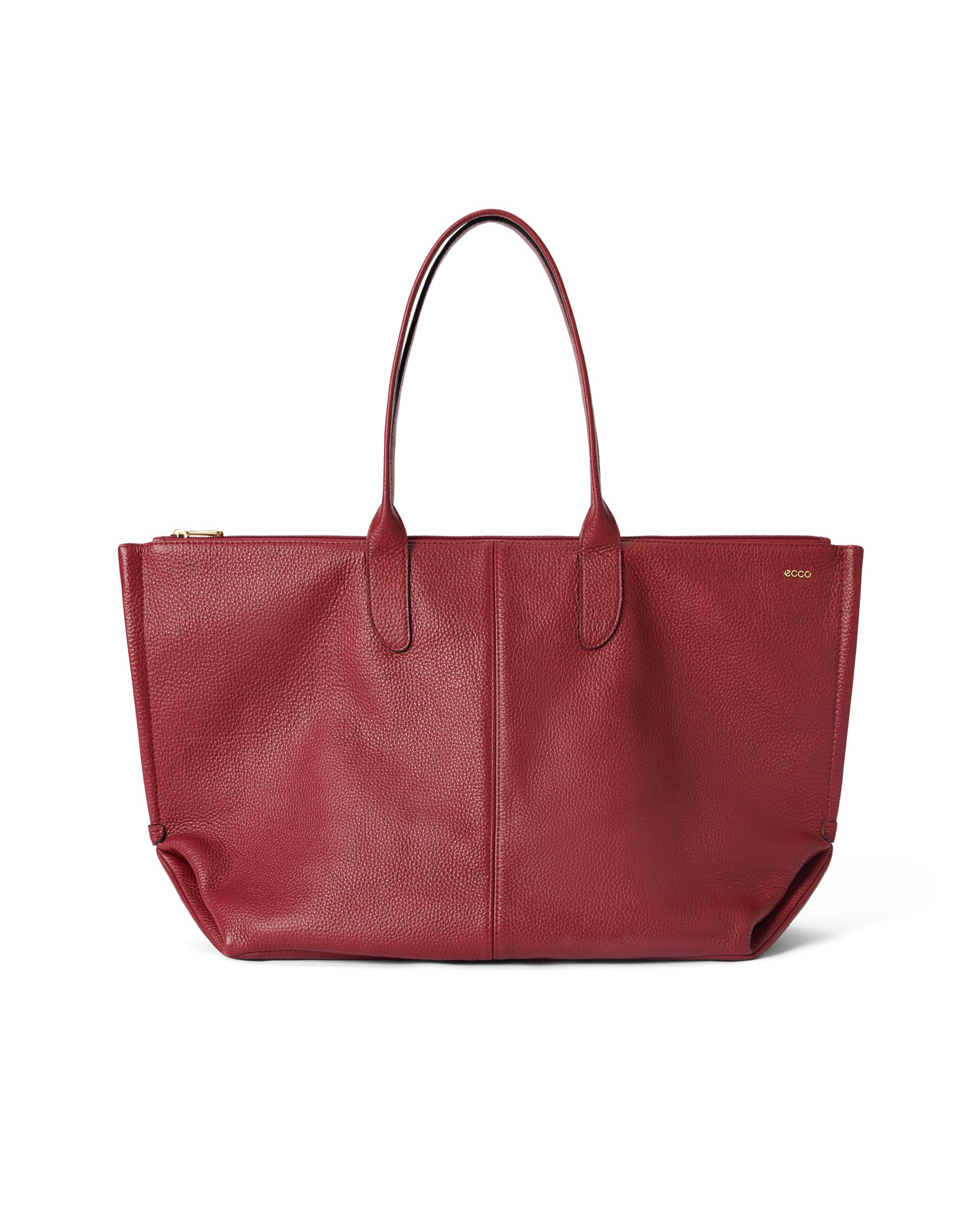 Skórzana torba shopper ECCO® Tote - Czerwony - Main