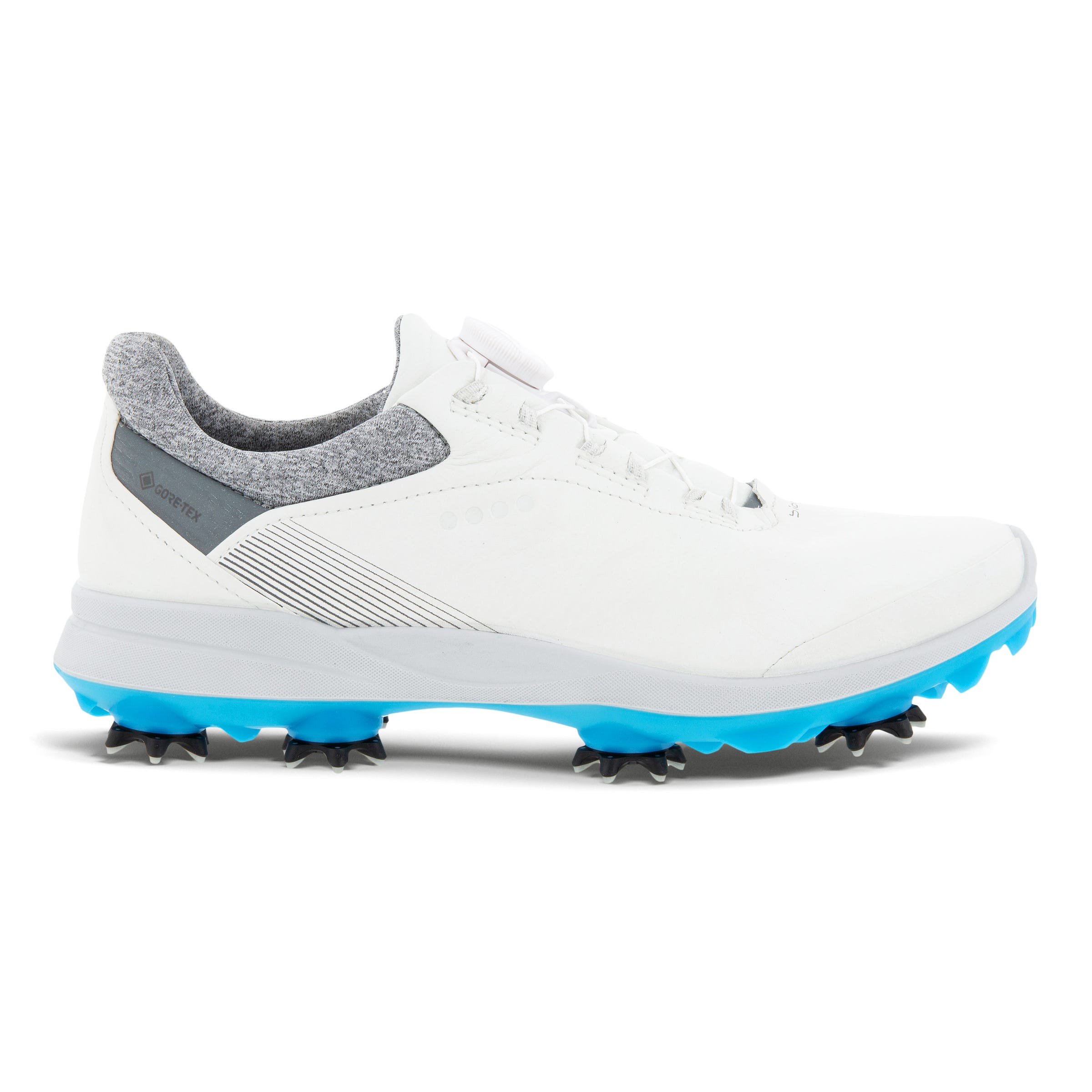 ECCO Golf BIOM G3 ウィメンズ レザーGore-Texゴルフスパイク - ホワイト - Outside