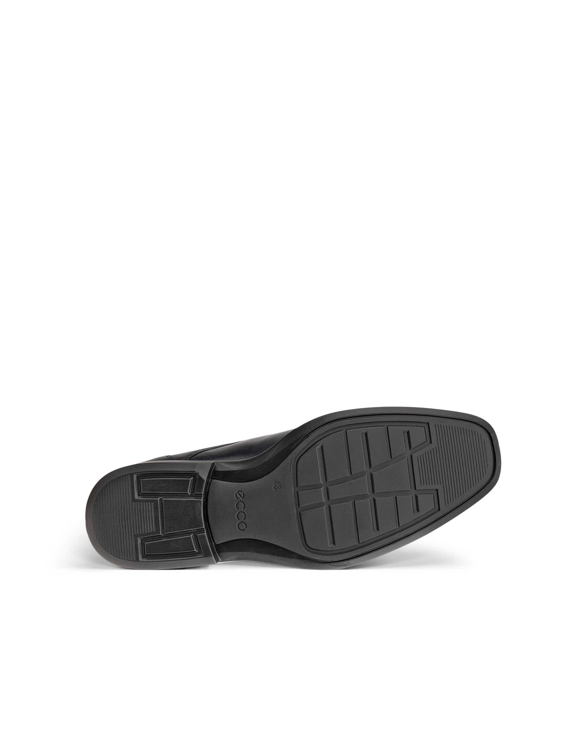 Men's ECCO® Metropole Milan Leather Derby Shoe - Blue - Sole