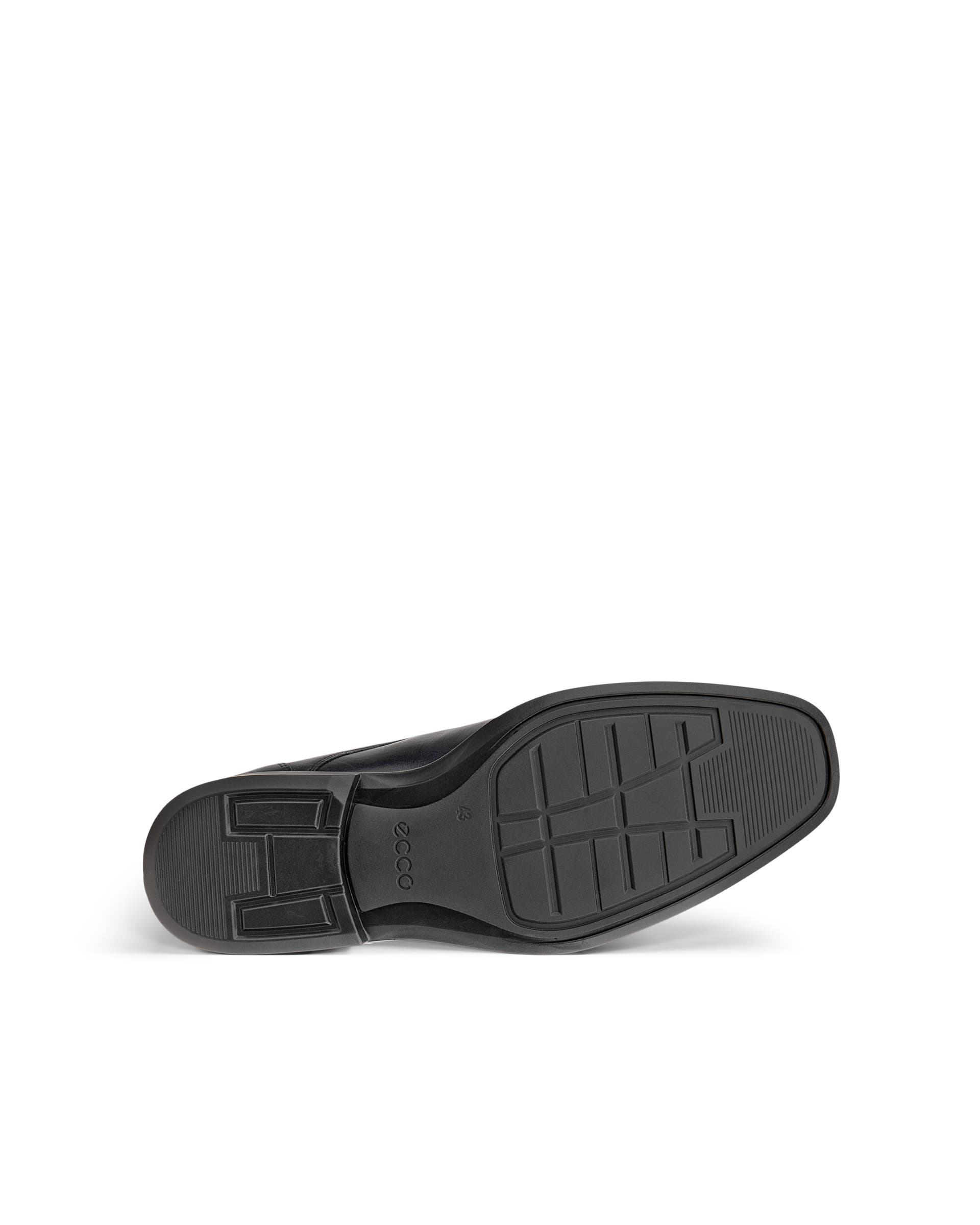 Men's ECCO® Metropole Milan Leather Derby Shoe - Blue - Sole