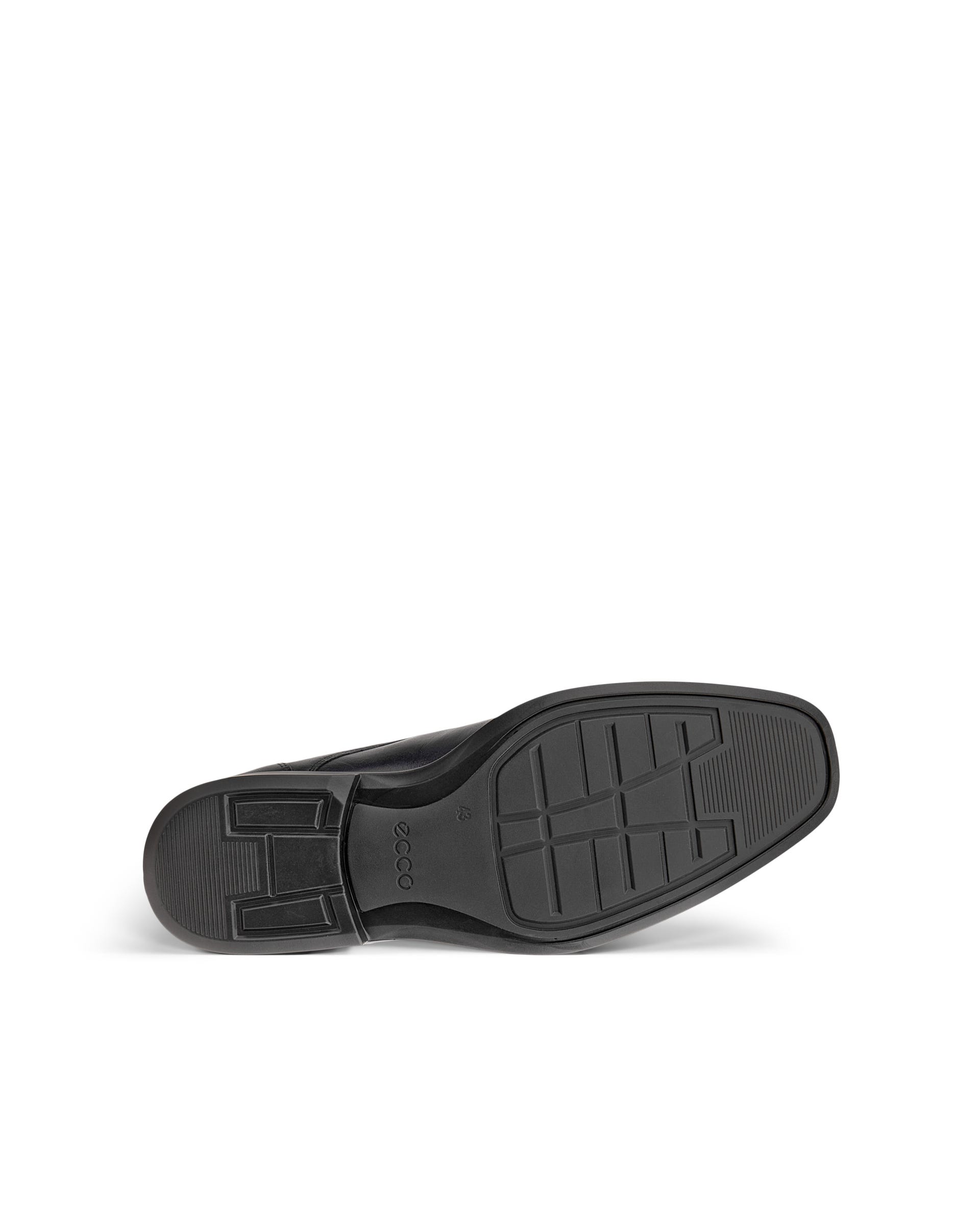 Men's ECCO® Metropole Milan Leather Derby Shoe - Blue - Sole