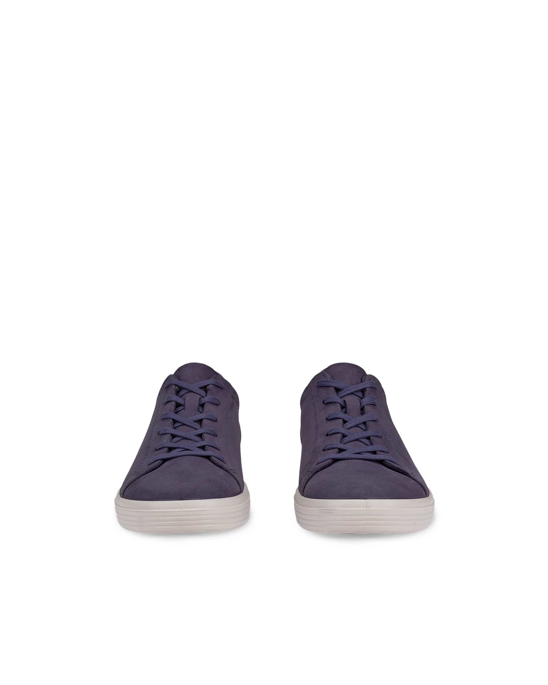 Zapatos de nobuk con cordones ECCO® CLASSIC SNEAKER para mujer - Morado - Front pair