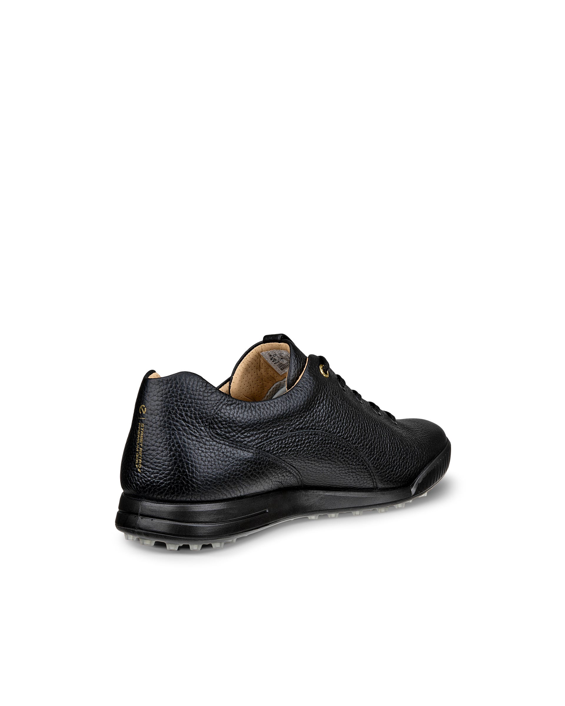 ECCO® GOLF STREET RETRO Herren Wasserdichte Golfschuh aus Leder - Schwarz - Back