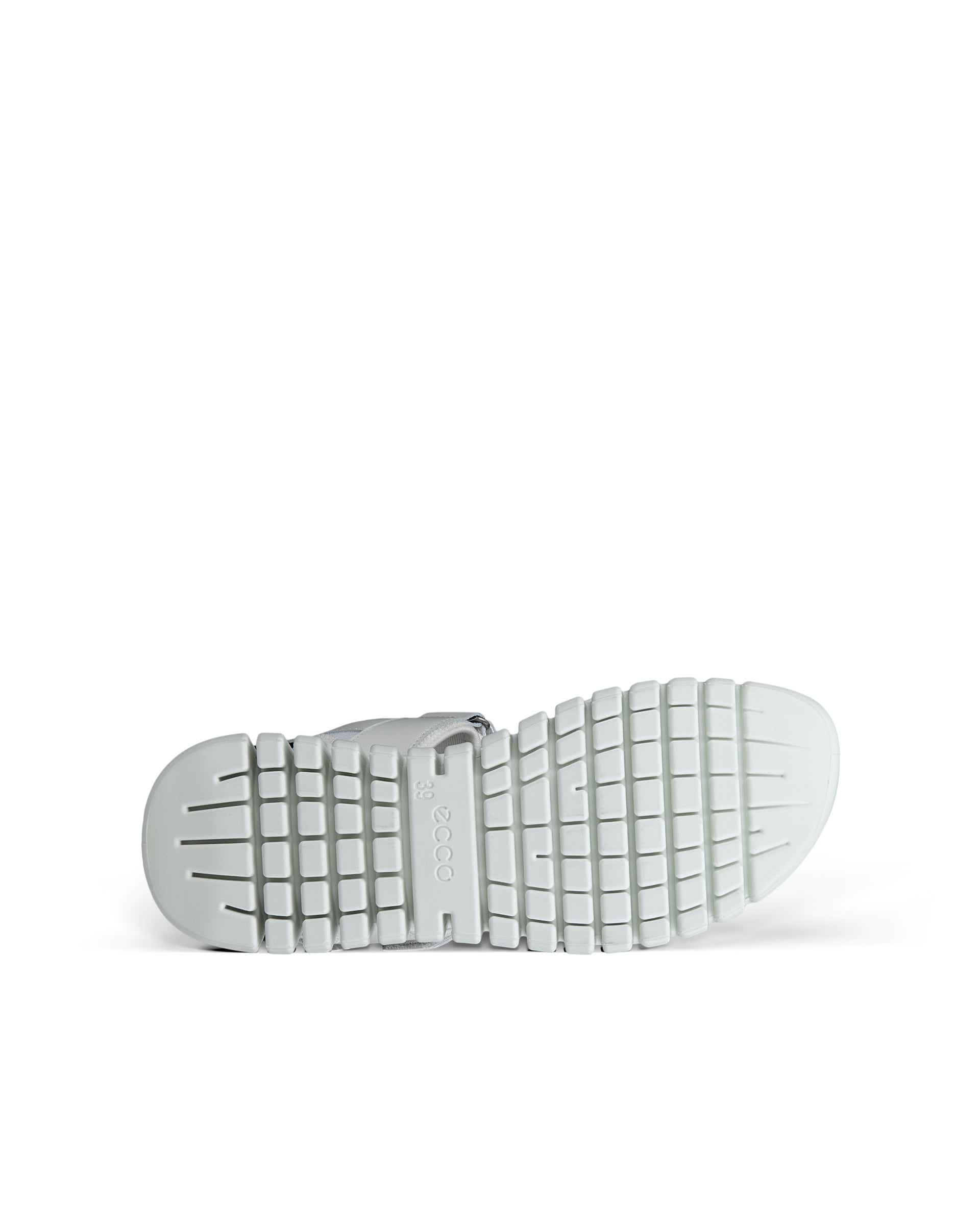 ECCO Gruuv ウィメンズ ヌバックヒールサンダル - ホワイト - Sole