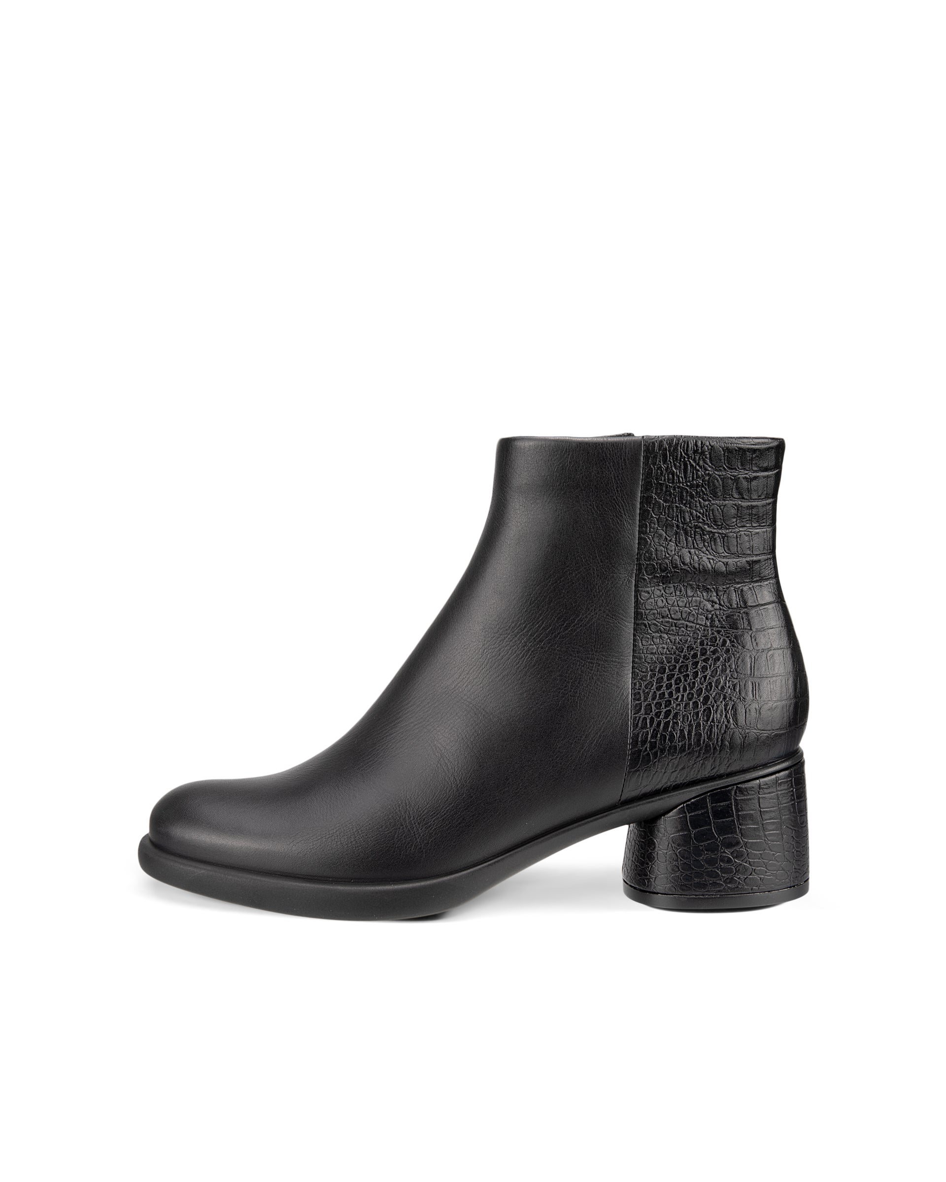 ECCO Sculpted LX 35 ウィメンズ レザーミッドカットブーツ - ブラック - Outside