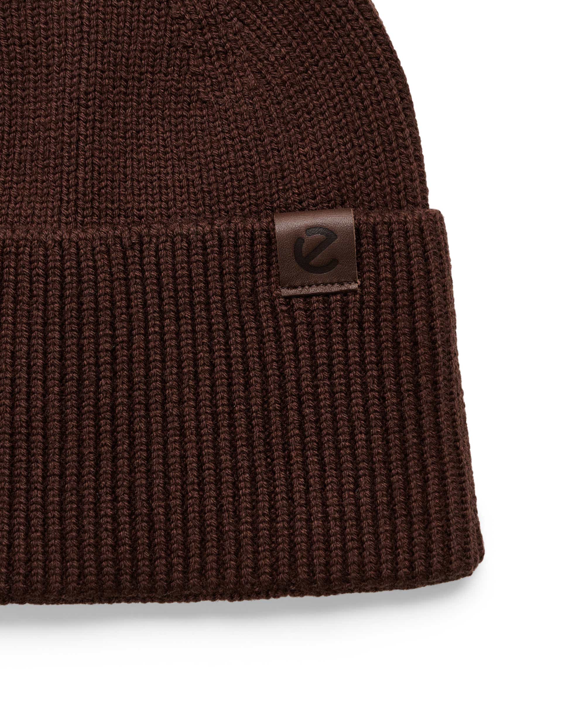 ECCO® Beanie Mössa herr - Brun - Detail-1