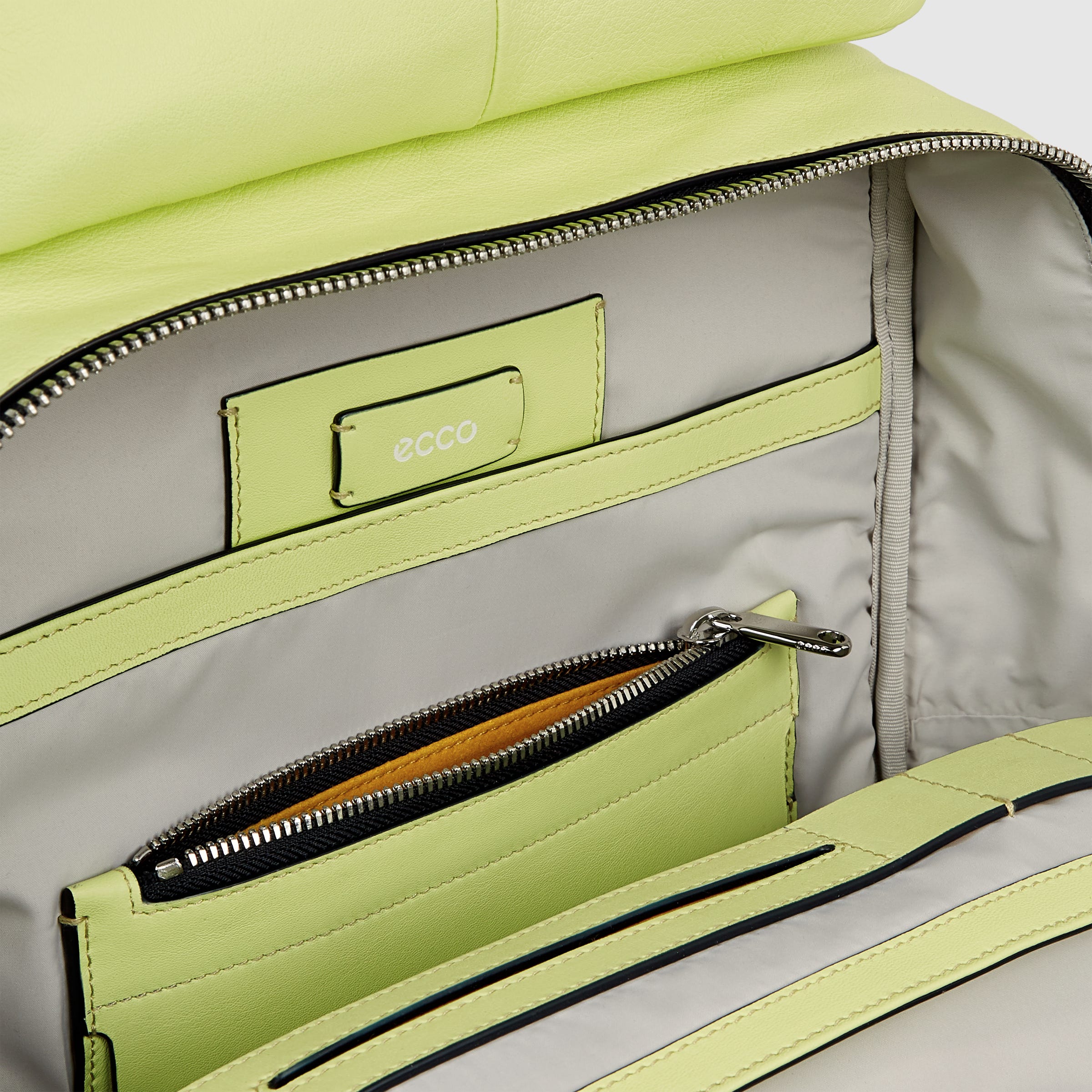 ECCO® Journey Leather Backpack - Green - Inside