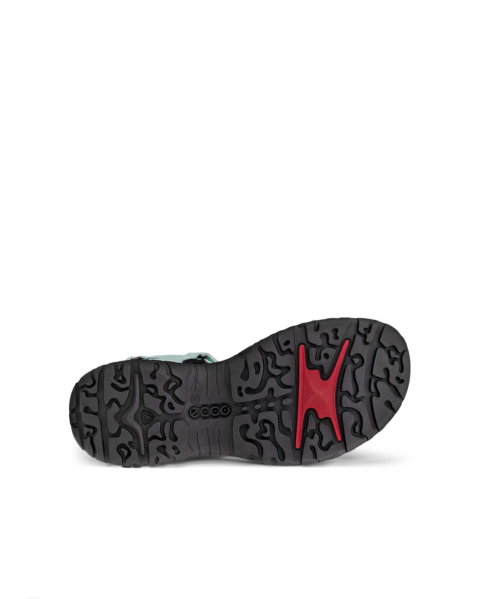 Dámské nubukové páskové sandály ECCO® Offroad Roam - Zelená - Sole